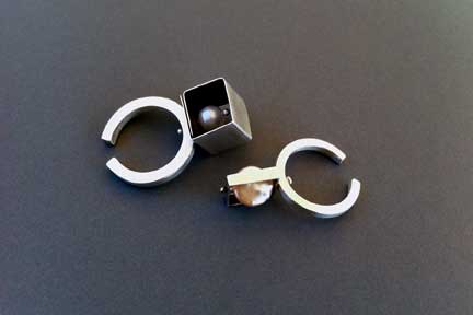 Circles & Squares IX(grey) & V(pink)  