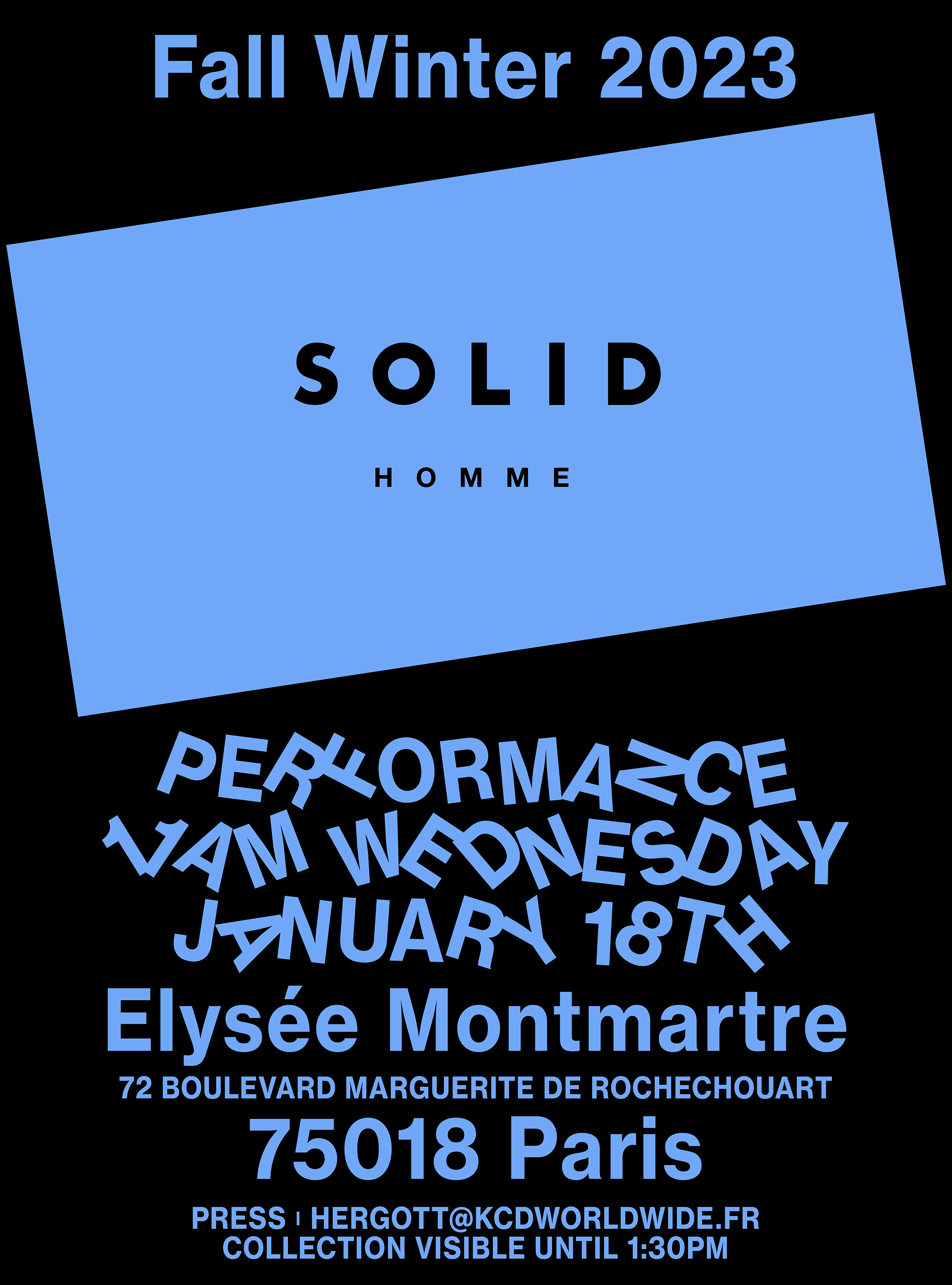 POSTER  Solid Homme