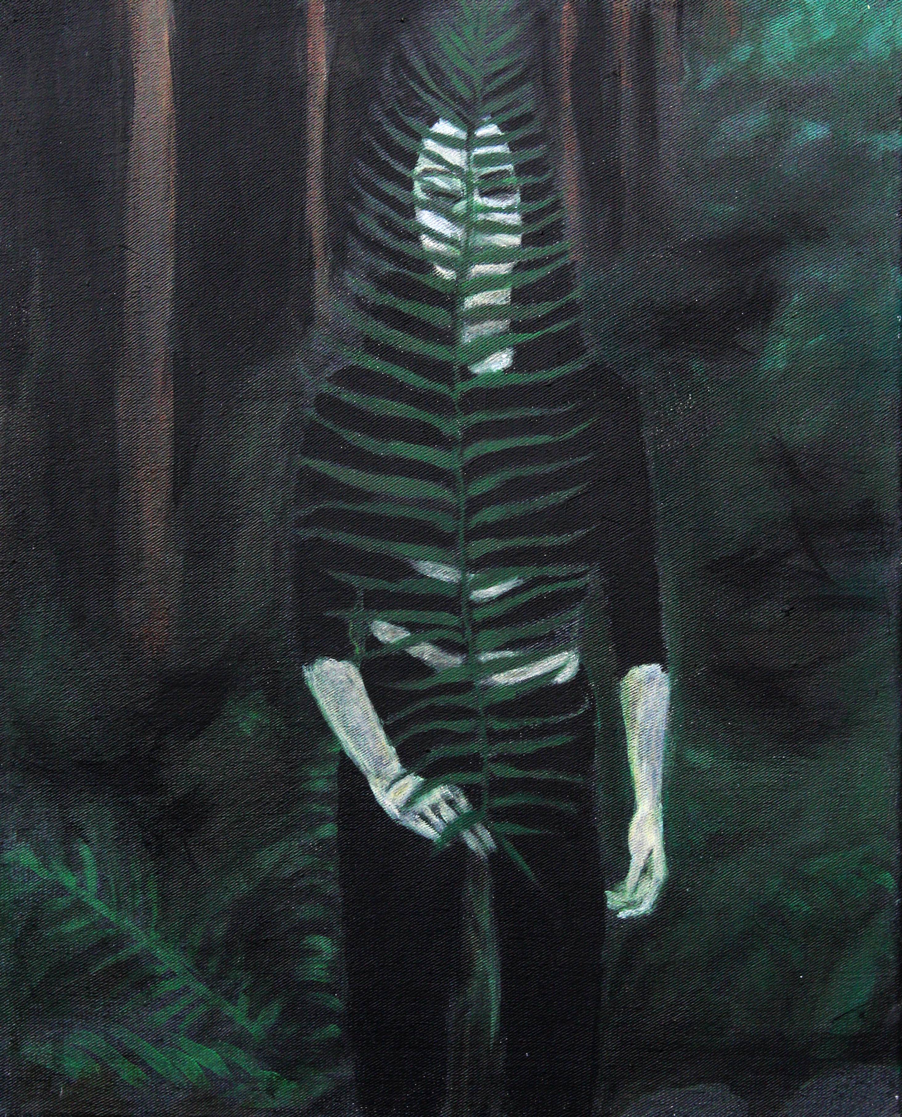 Fern, Acrylic on canvas, 50x40 cm , 2017