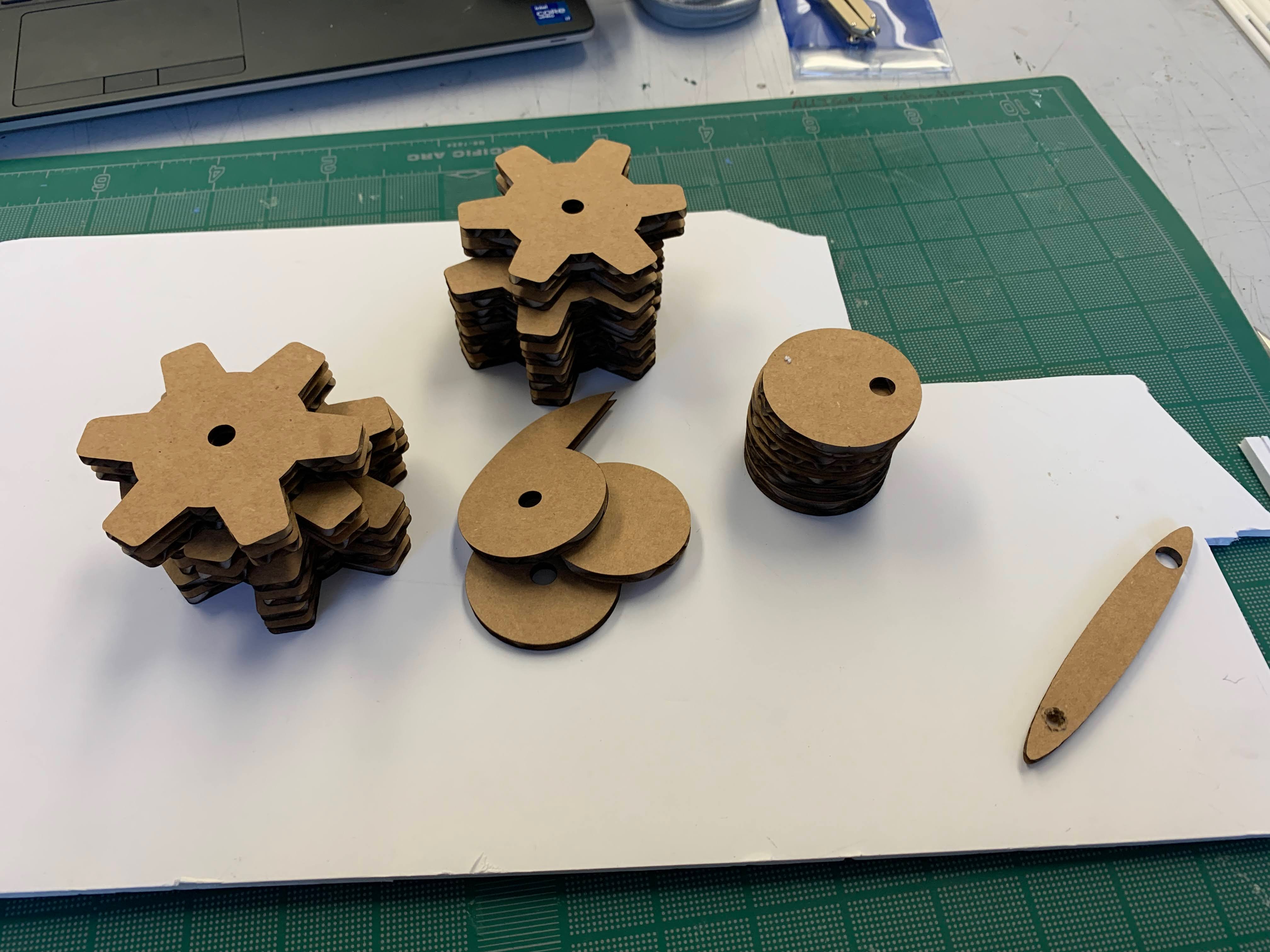 I had to experiment with different cams to achieve the movement I wanted