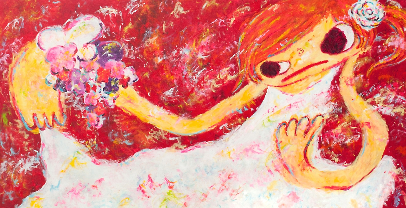 Acrylic on canvas, 75 x 145 cm