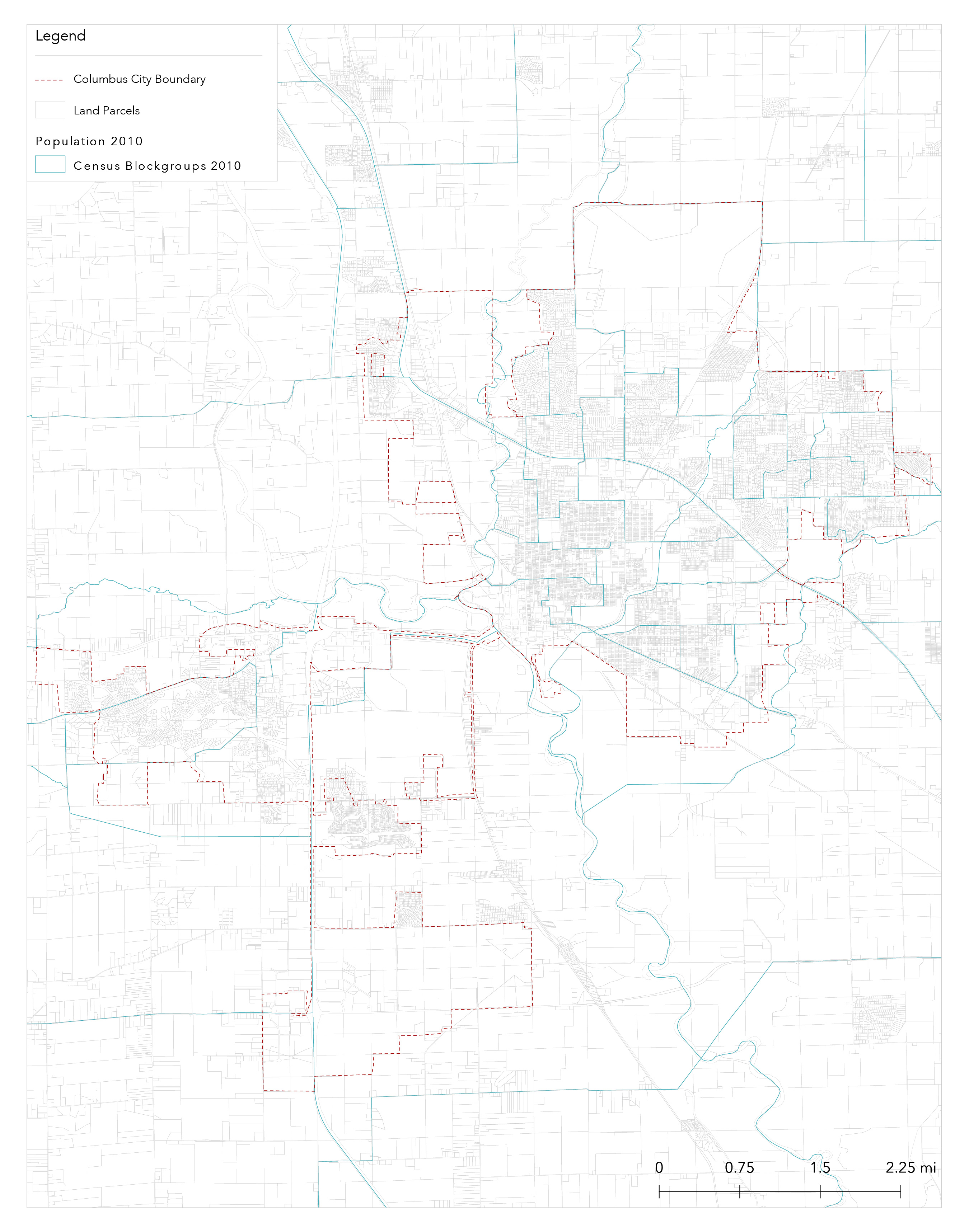 Census Blocks 2010. Source: IndianaMap