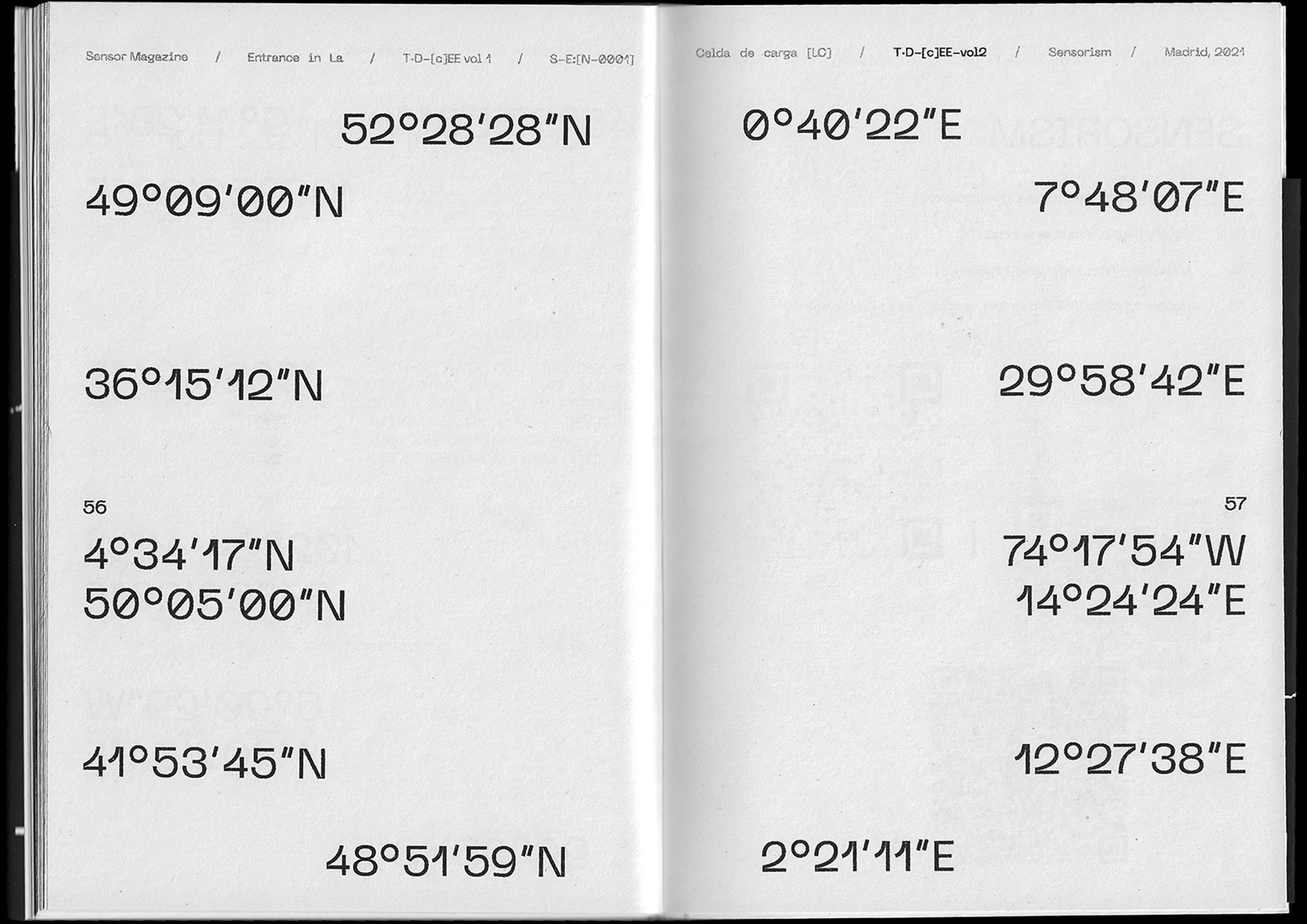 Spread from Sensor (2021)
