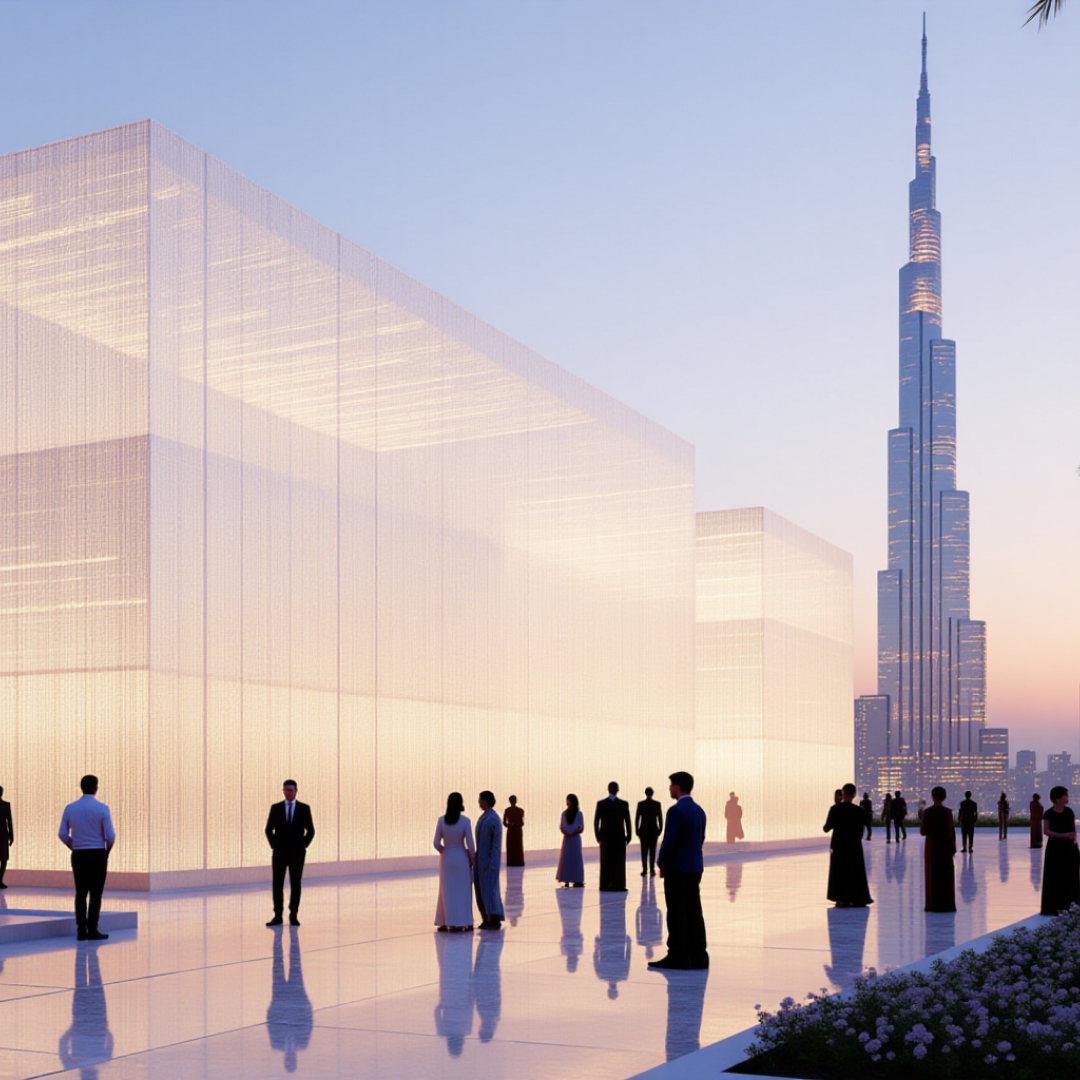 MUSTQBL &times; FLORA  Media Art