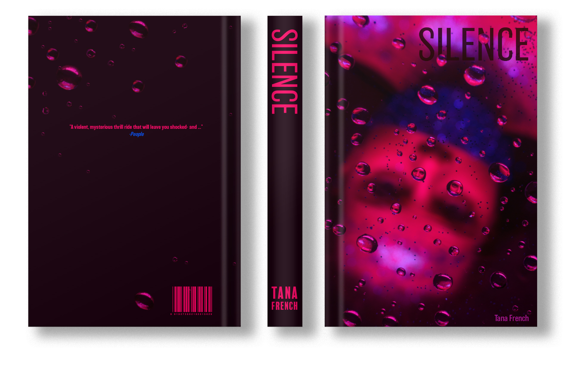 Silence Book Jacket Mockup