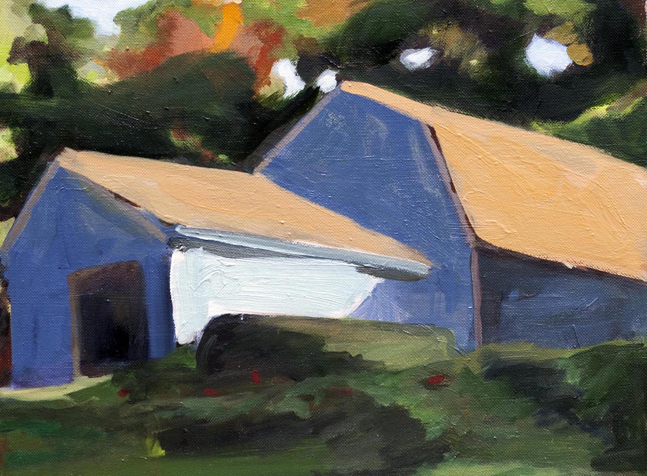 The Dutch colonial, 12 x 16, oil on canvas, 2017