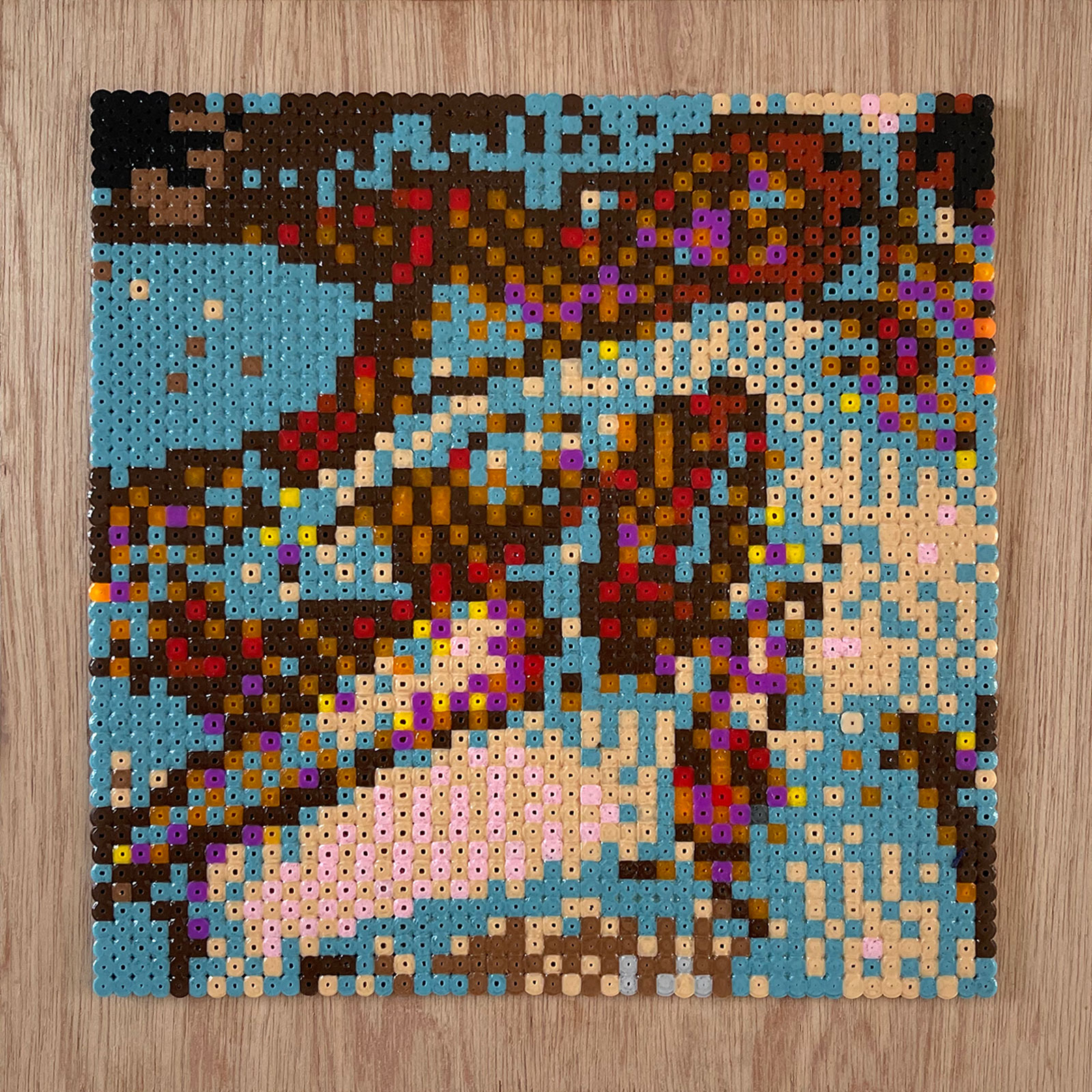 Verified Couple II, hama beads, 23 x 23 cm