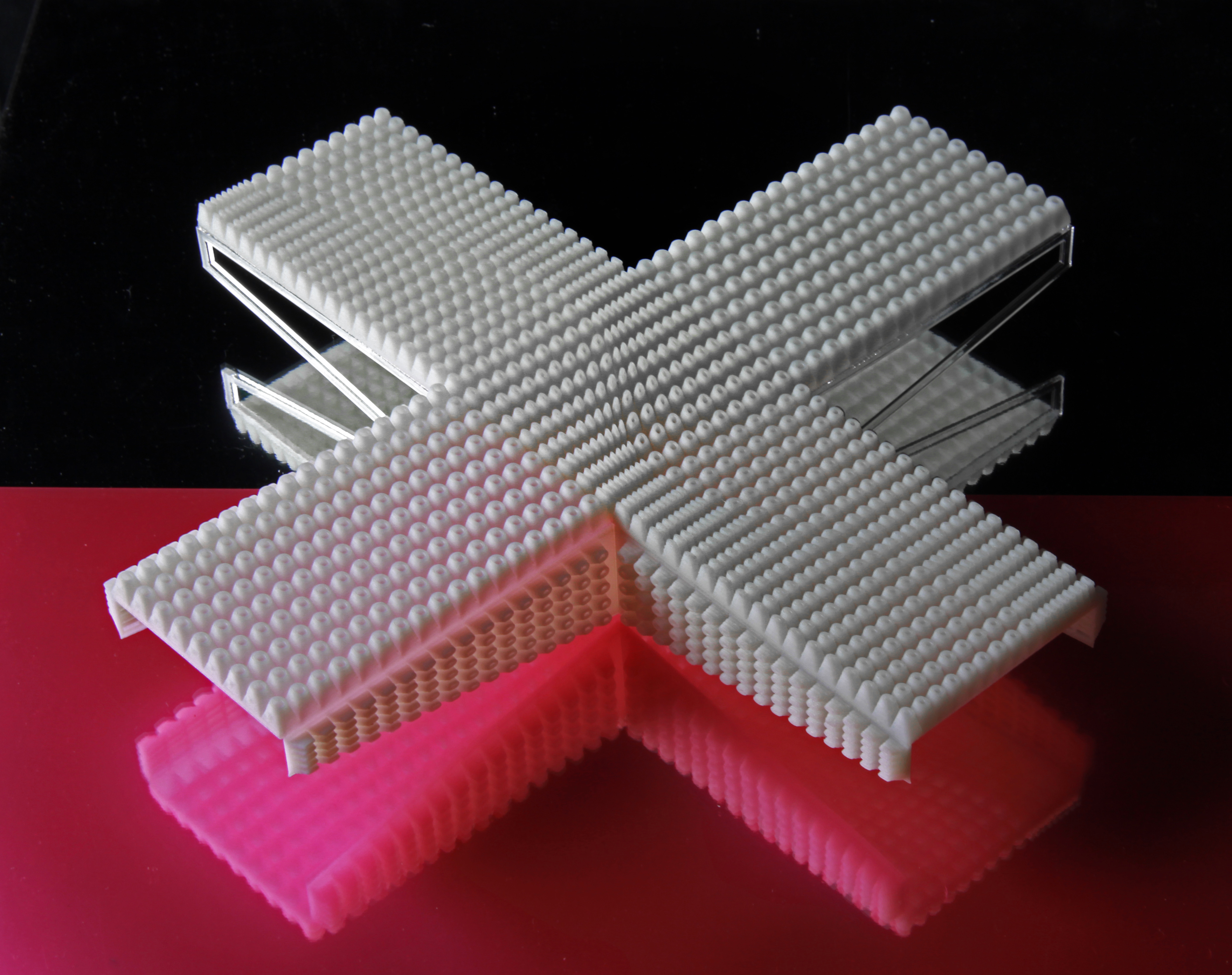 Doodle Earth. Study of mirroring and colour dispersion