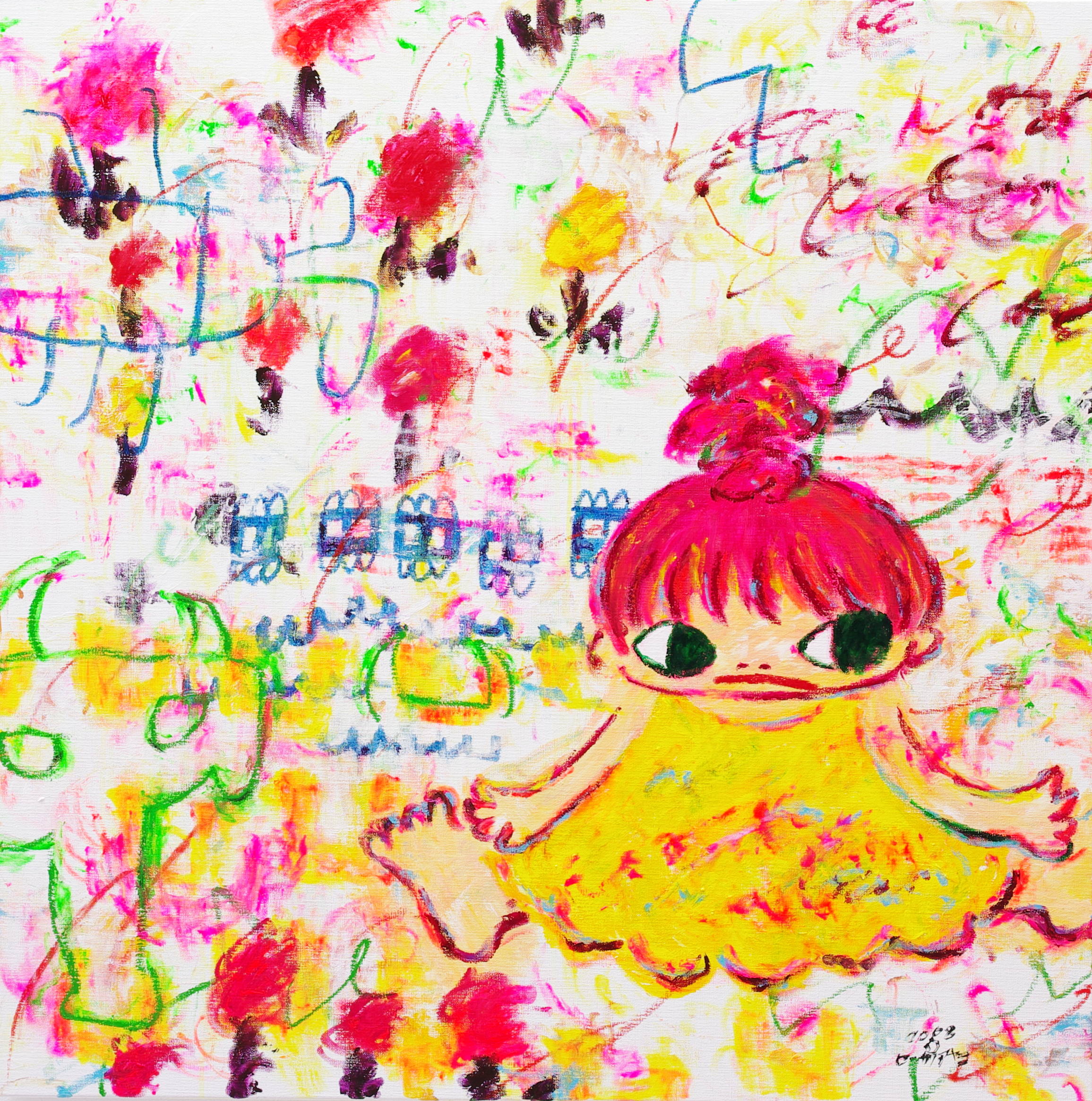 Acrylic on Canvas, 100×100cm