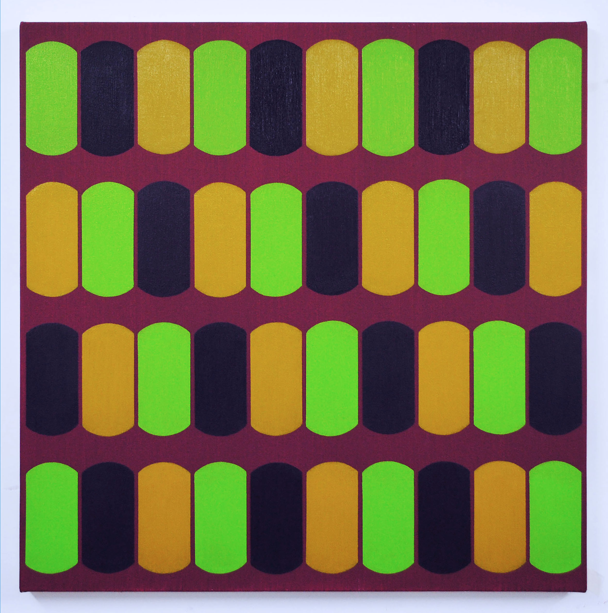 Scuta IX 61cm x 61cm oil and acrylic on canvas 2014