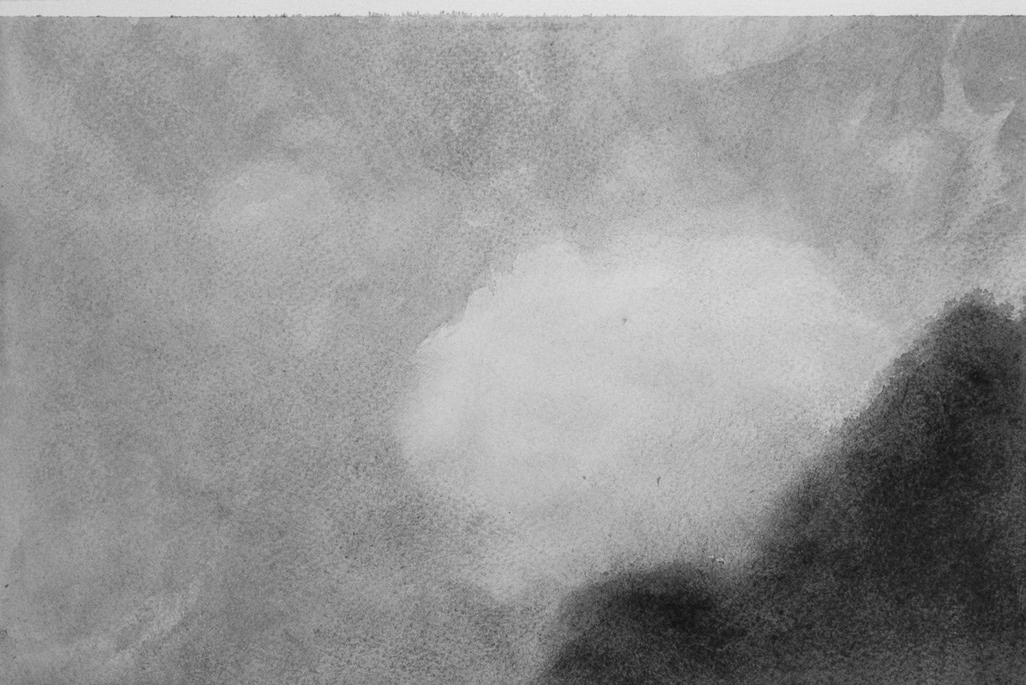 Vide, nuagegouache on paper19 x 28 cm, 2018