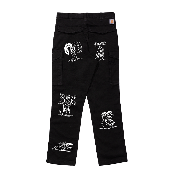 "Hotel" Cargo Pants/Black (Back) -------- $180
