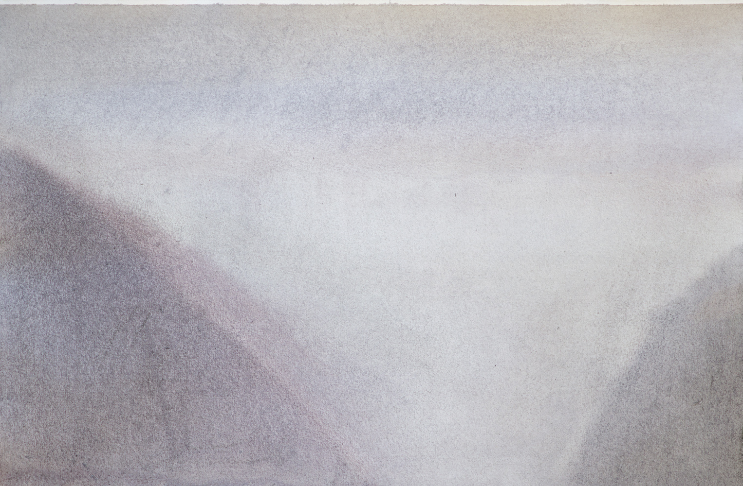 Vallée, brume, soirwatercolour on paper24 x 38 cm, 2015