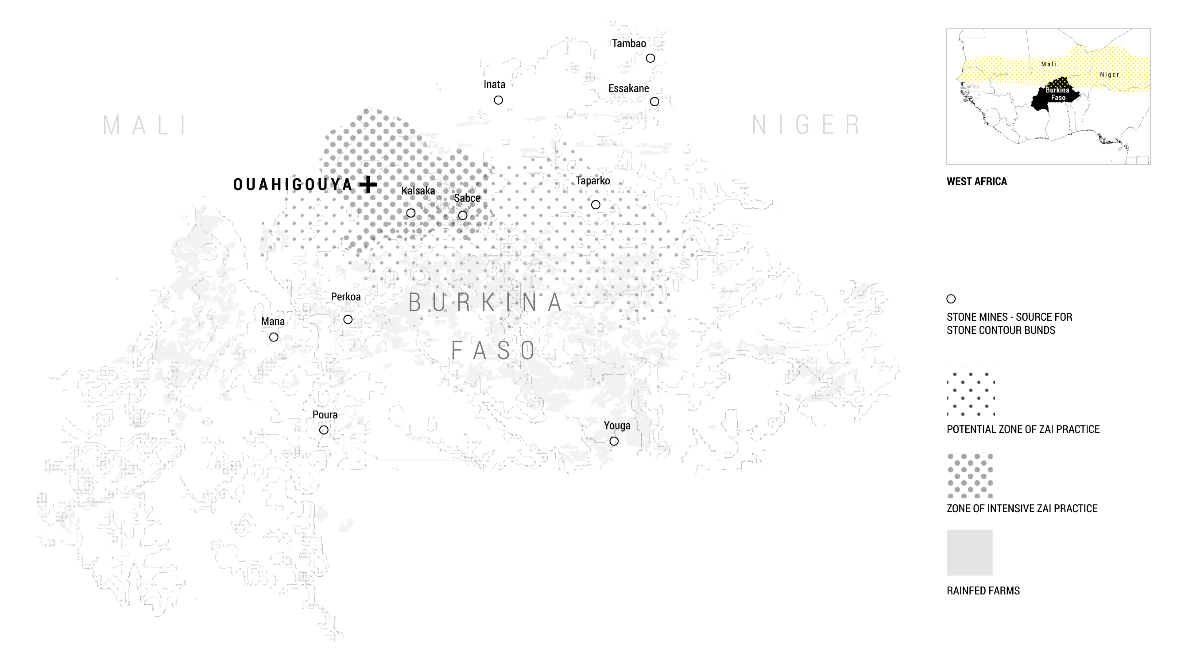 Fig. 25. Burkina Faso “Zai” techniques practiced in Yatenga Province have the potential to be shared with other communities through grassroots workshops.