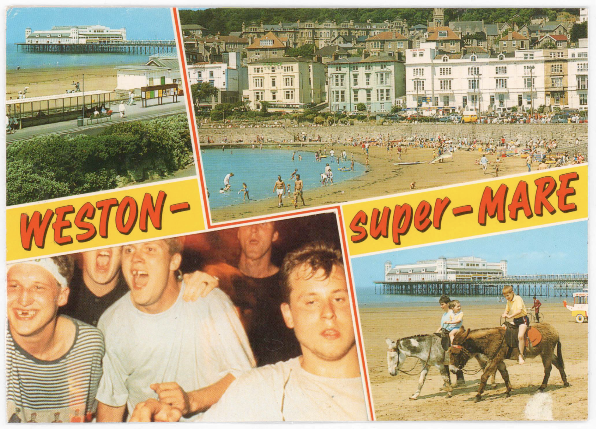 Weston-super-Mare, 2017, collage, 14 x 9 cm