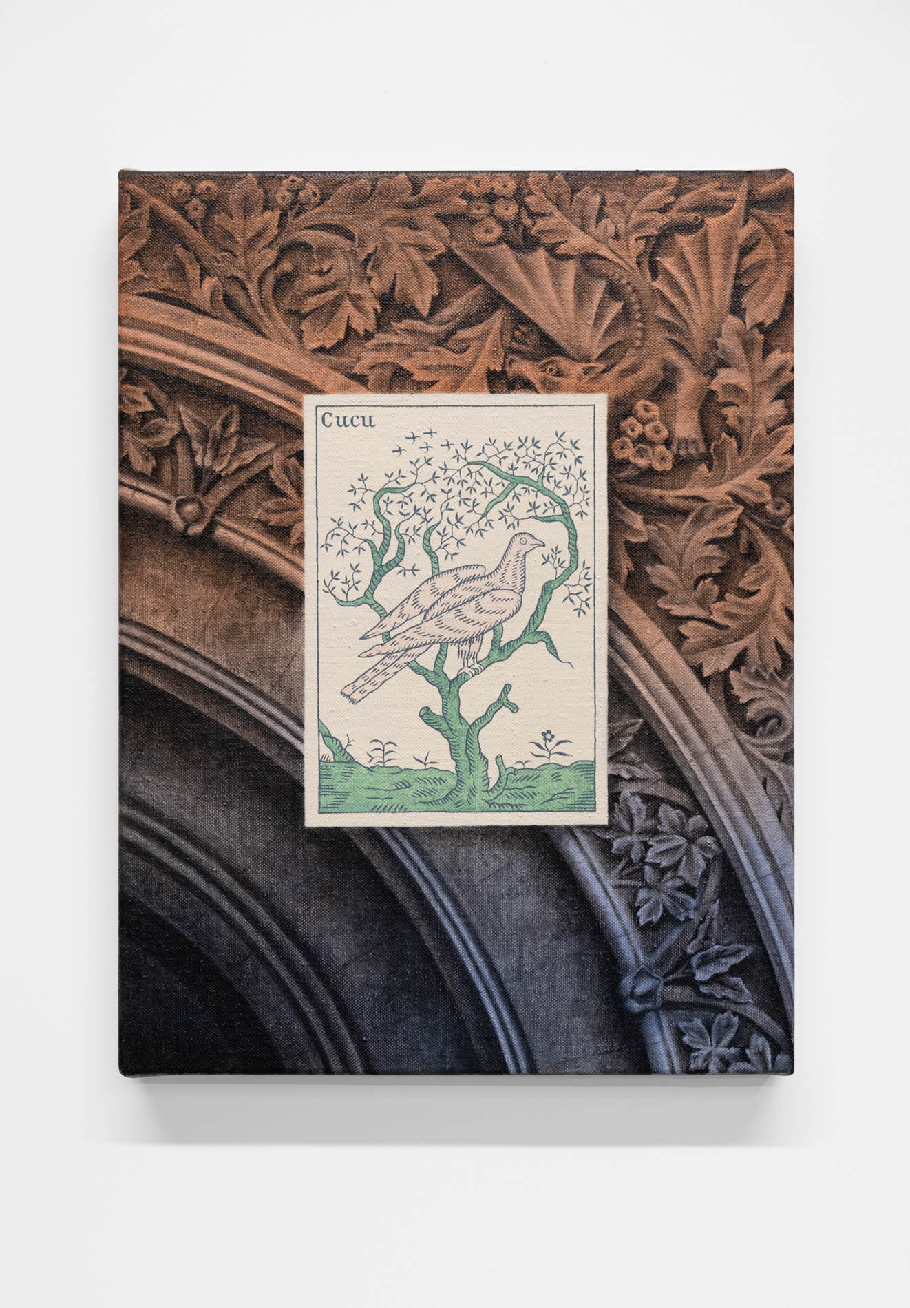 Cucu, 2025, Oil on linen mounted on panel, 16x12 inch.