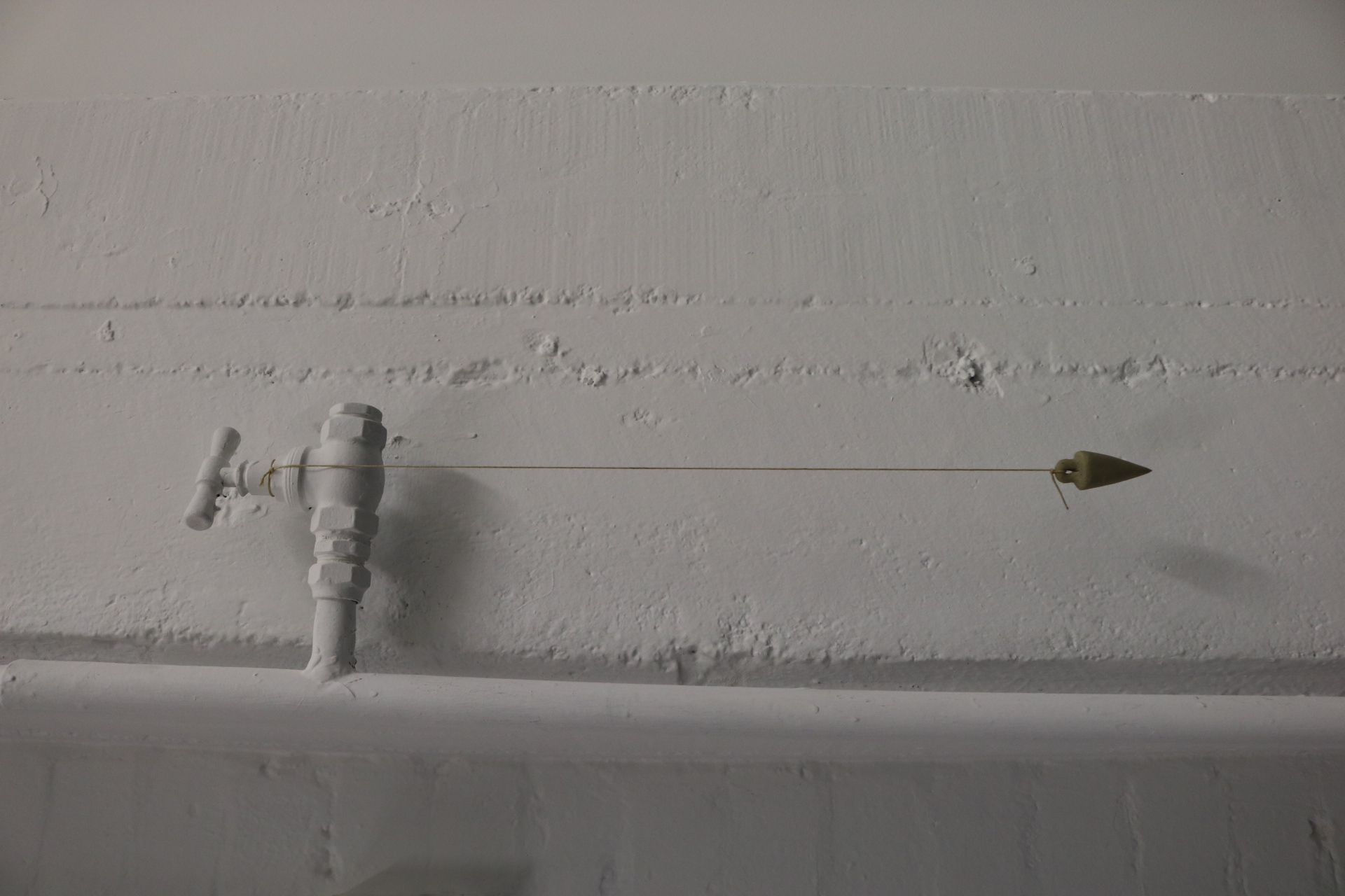 Dowser (detail)– Ceramic, found objects, copper wire, no. 8 wire, wool. 2023, Dimensions variable