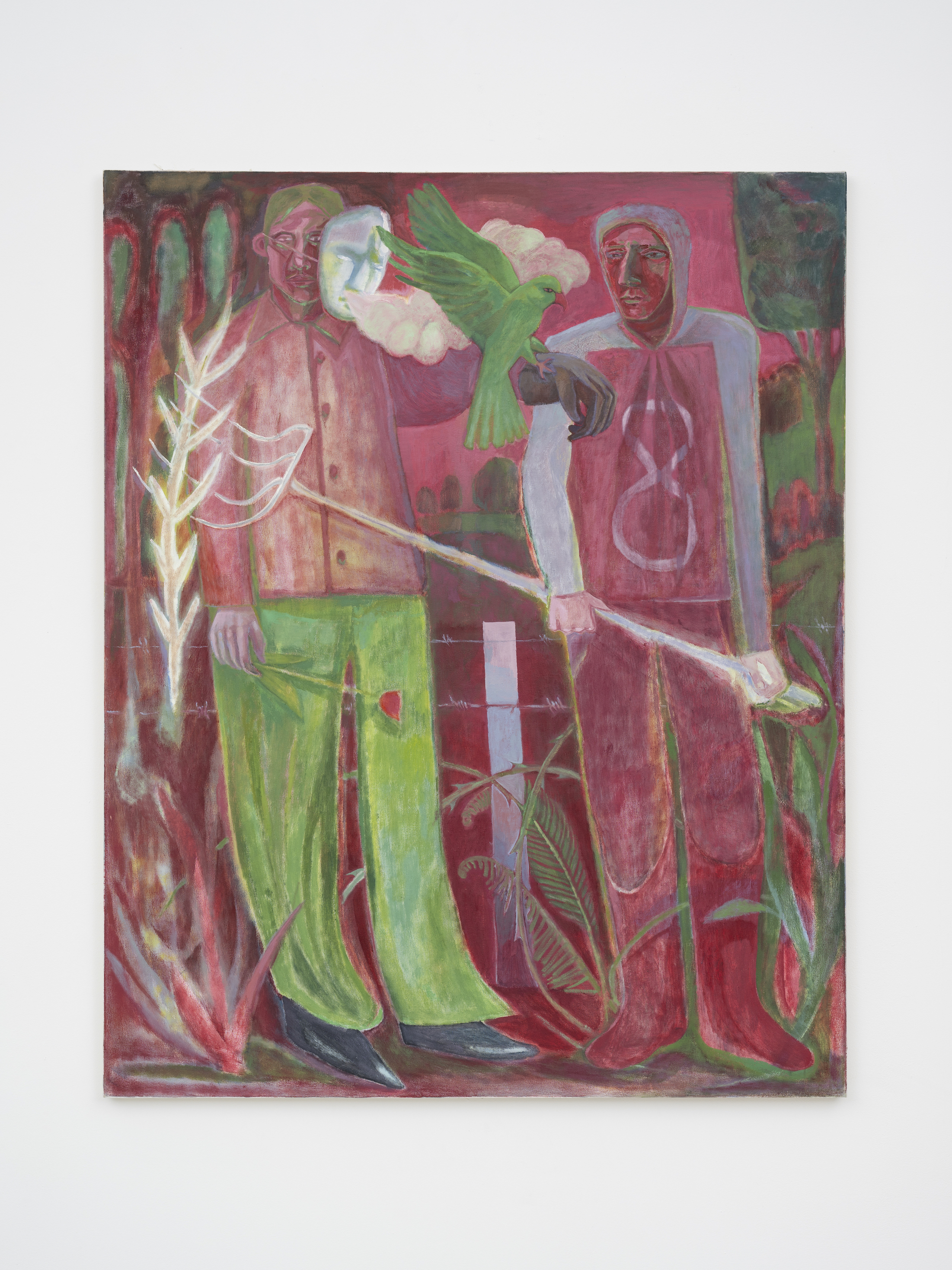 Tough Love, 2024 Oil on canvas 120 x 150 cm