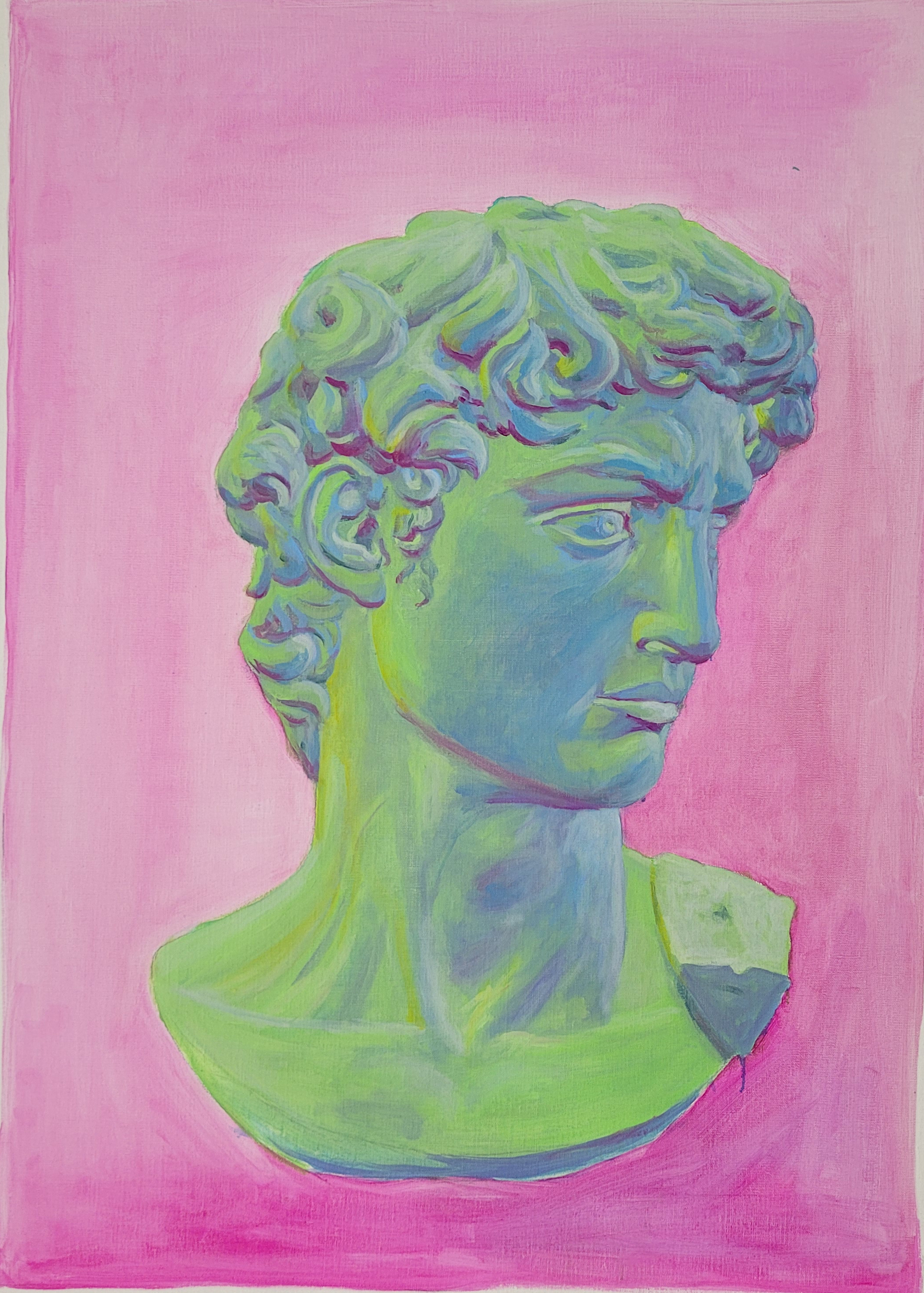 "David Normal pass" - Oil On Linen - 95cm x 65cm
