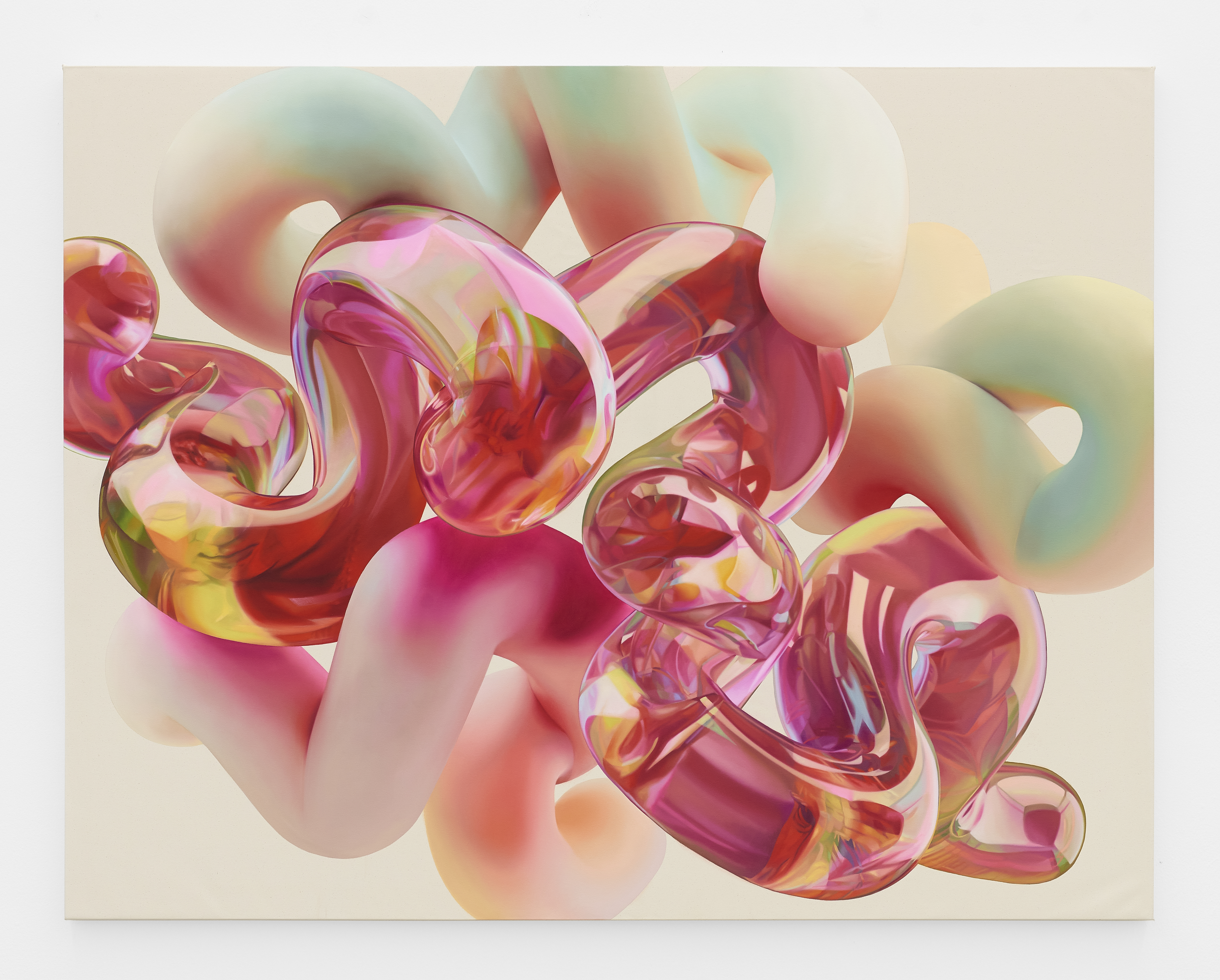 Jupiter and Antiope, Oil on canvas, 72" x 92", 2023