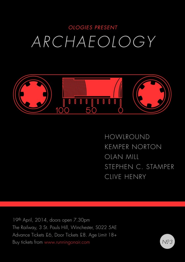 19th April  Winchester – The Railway Inn  Howlround, Kemper Norton, Olan Mill, Stephen C. Stamper, Clive Henry.