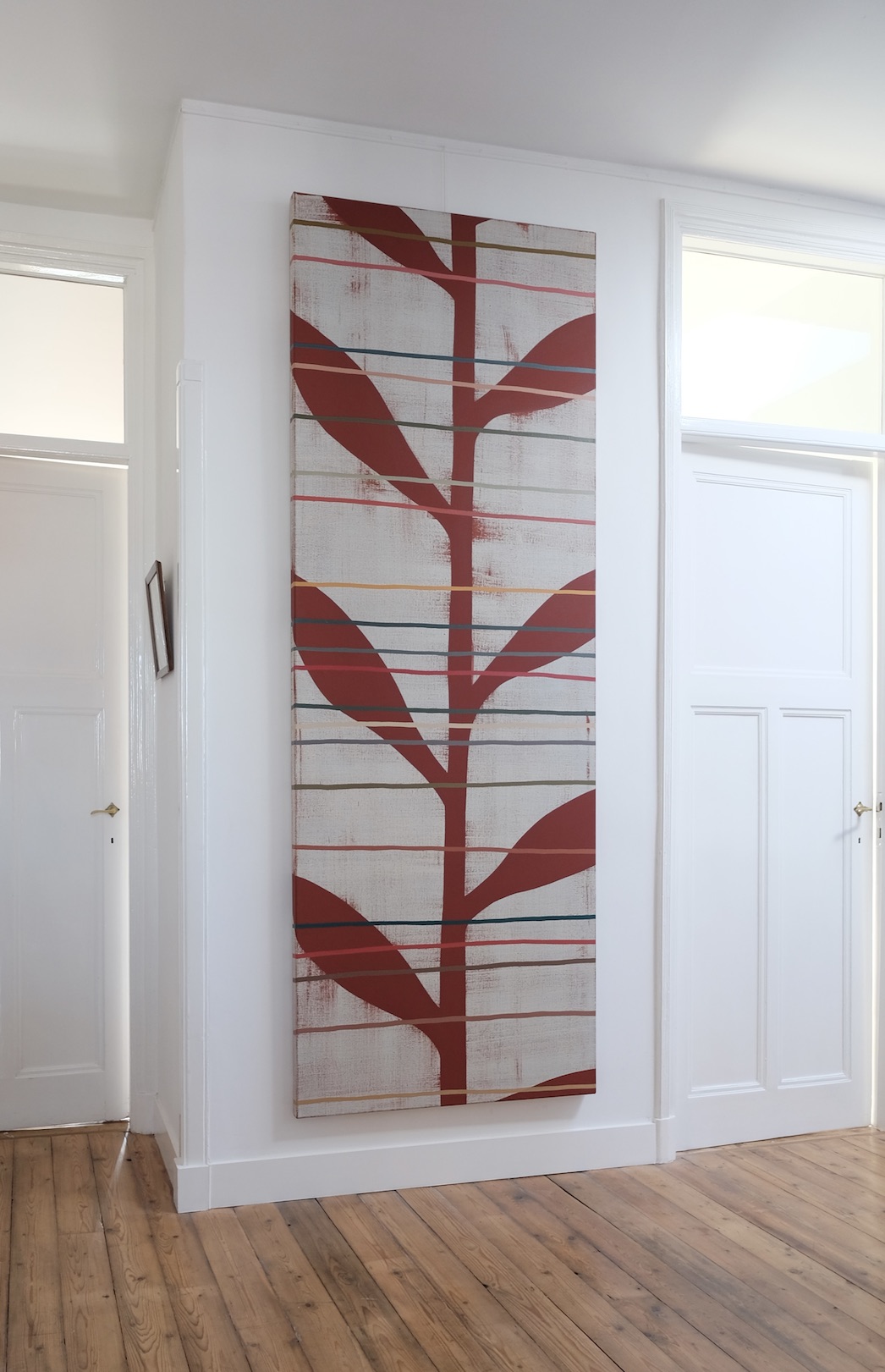 'Tree of life' (collector's title), 2003, acrylic on canvas, 250 x 90 cm, private collection