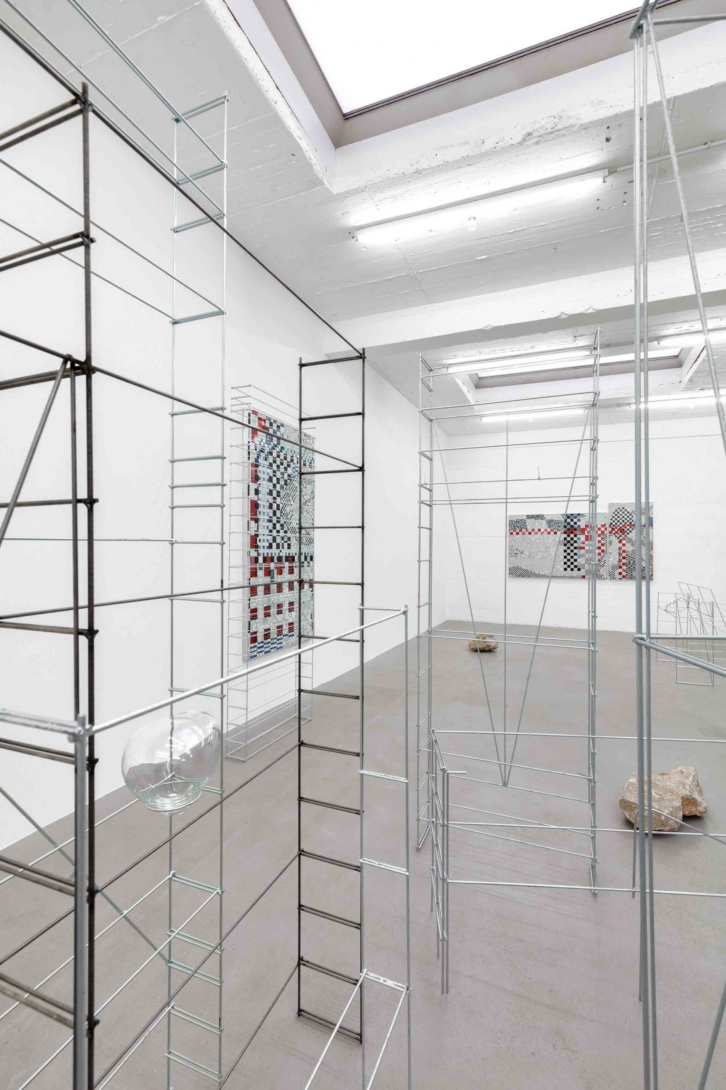 A FUSSINESS INSIDE by LINE LYHNE at PETRA RINCK GALERIE [from 20240323 to 20240504] [Photo: Johannes Bendzulla]