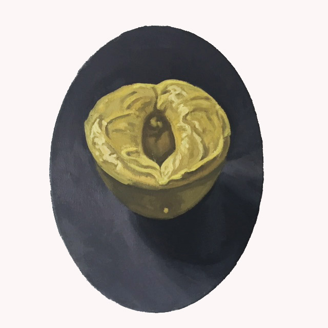 Artifice - huile sur toile - 40 x 20 cm - 2019