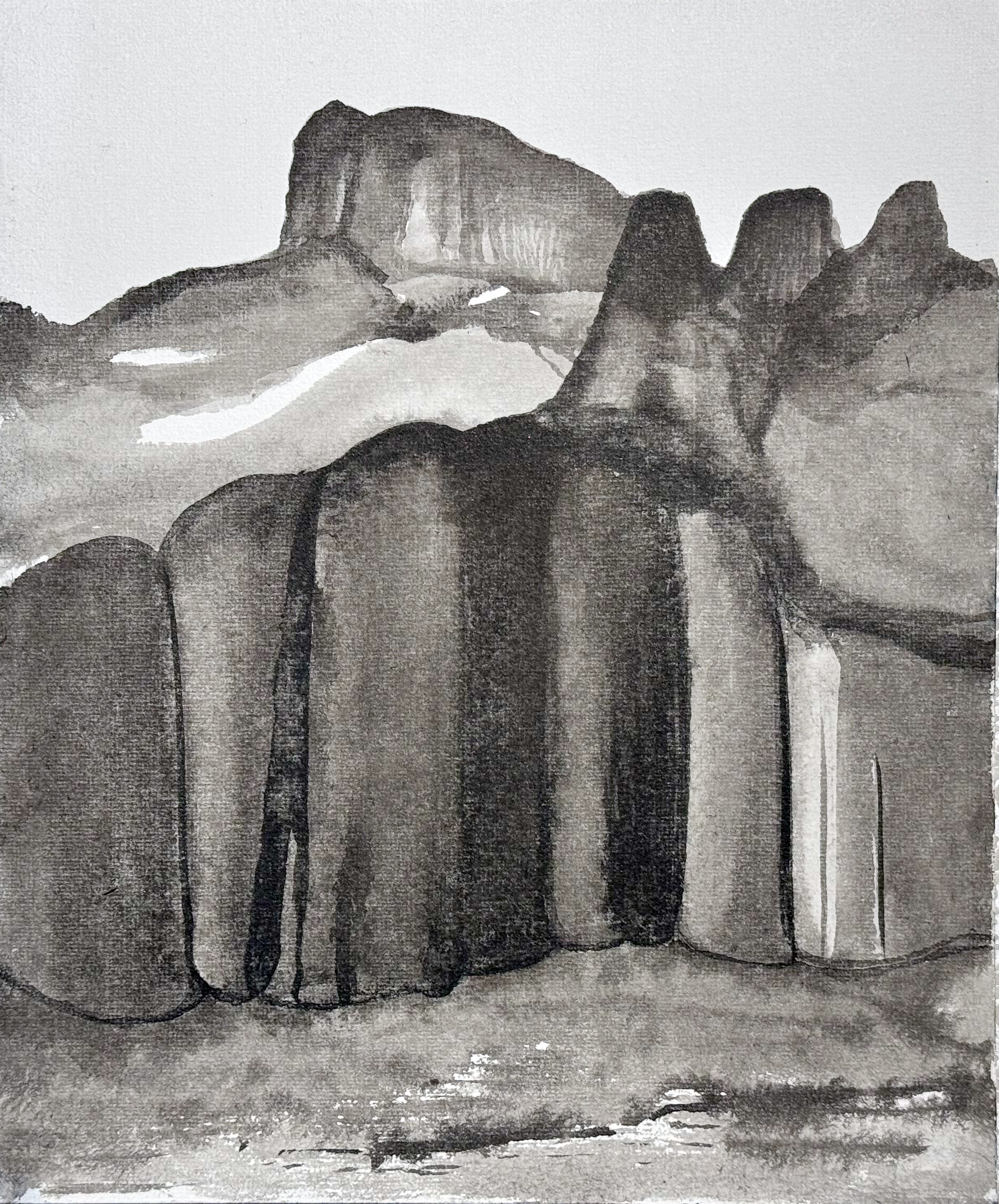 China #2, ink on paper, 2025