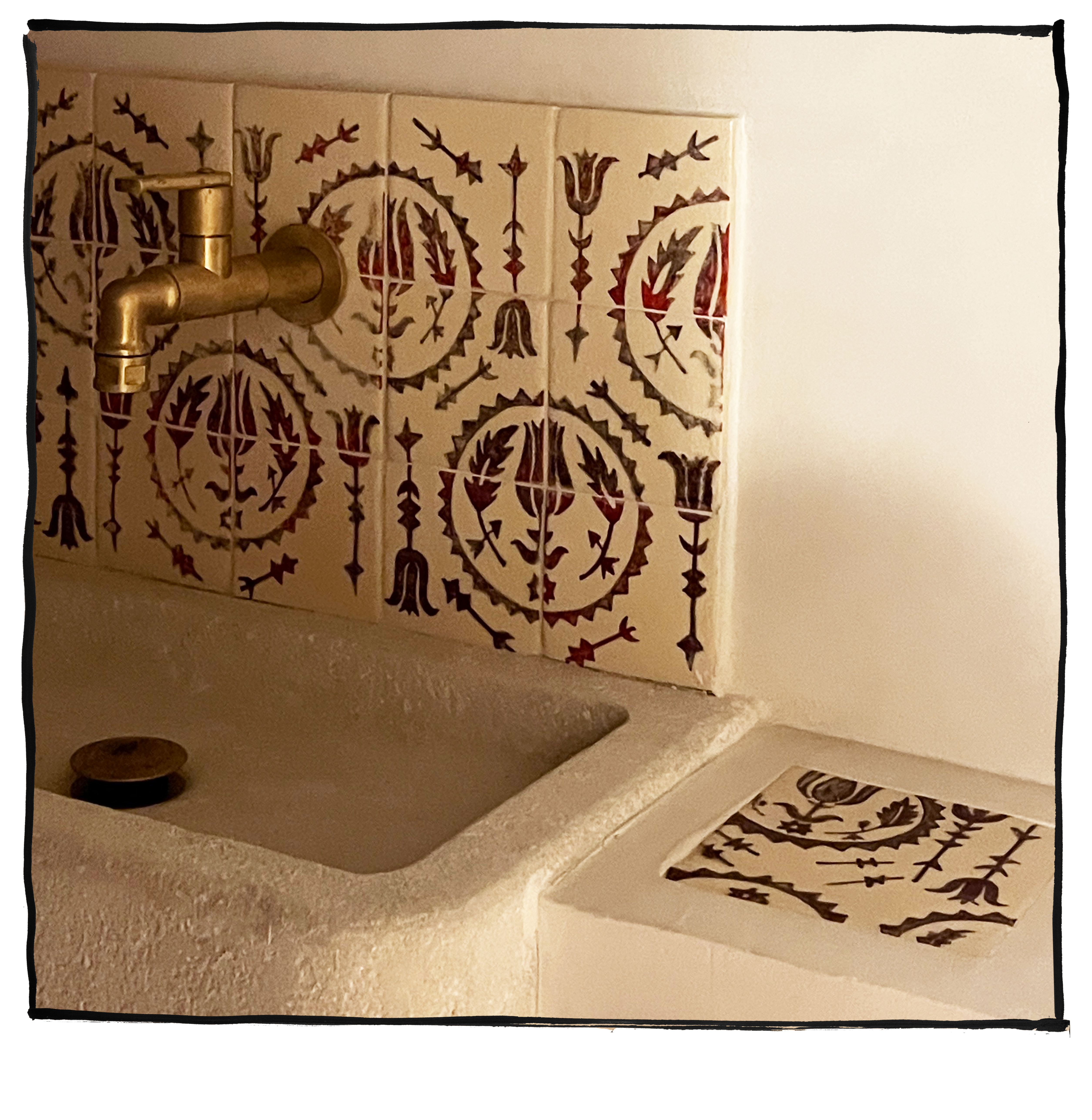 custom tiles for house renovation in provence