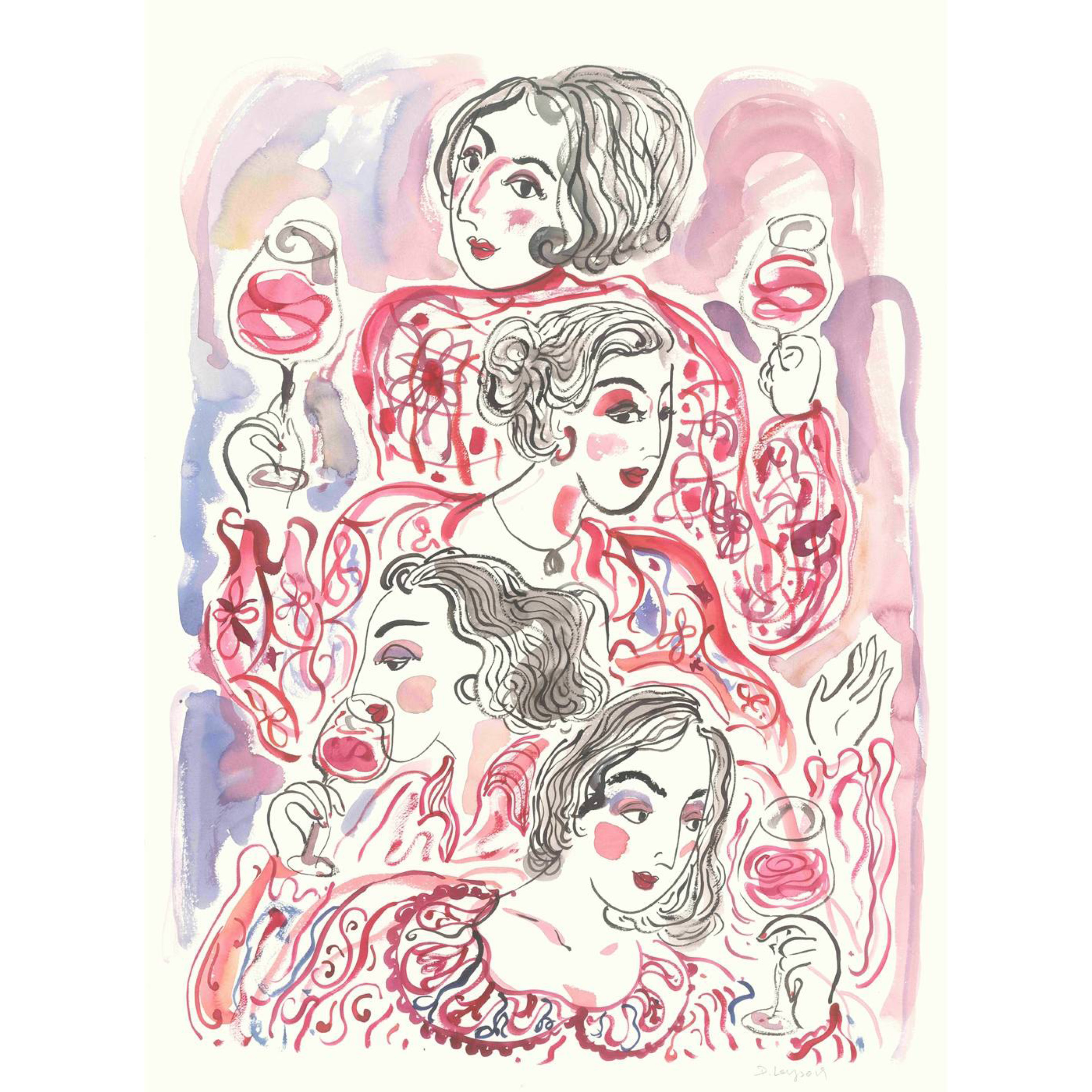 Drink to Keep Warm2019Watercolor on Paper76×56cm
