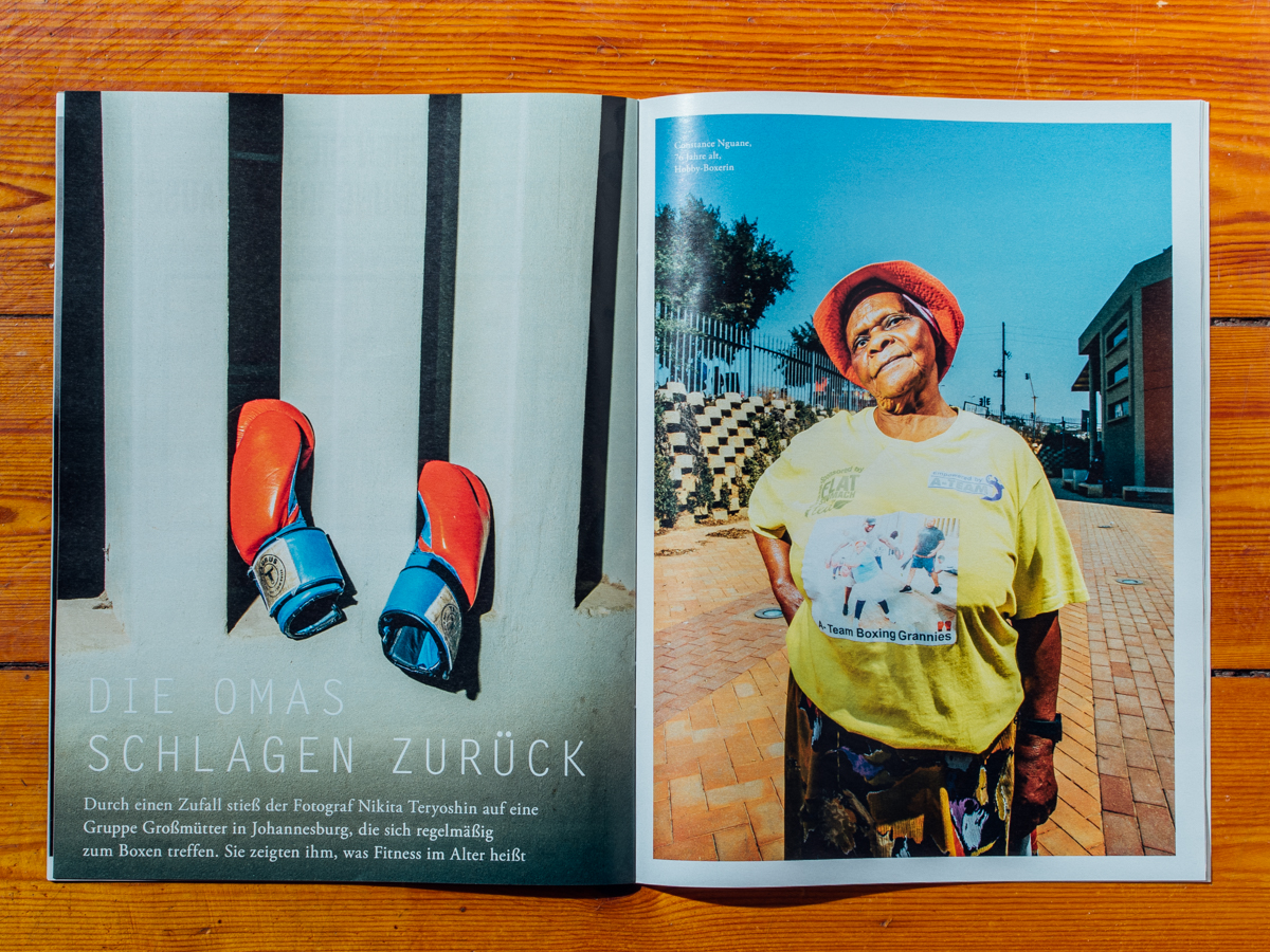Zeit Magazin / Reportage &uuml;ber die Boxing Grannies aus Johannesburg / Oktober 2018