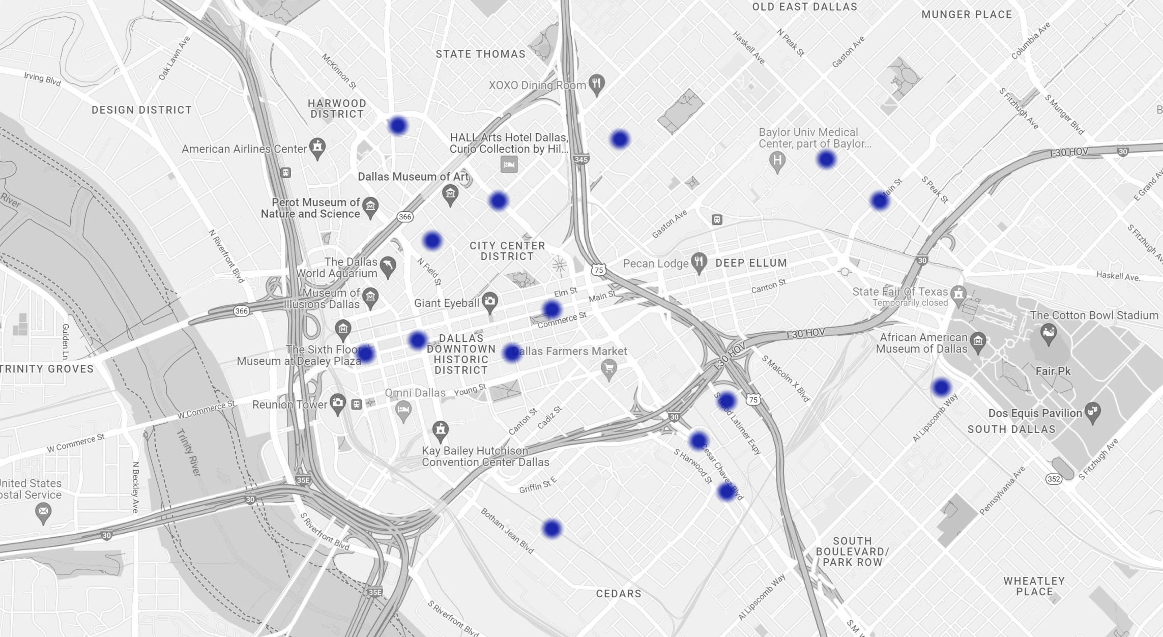 Active Construction Sites Map