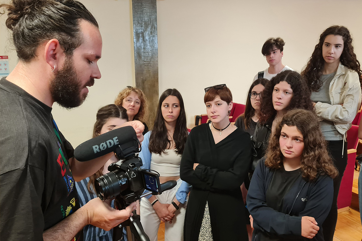 Intervention au groupe scolaire de Macedo de Cavaleiros