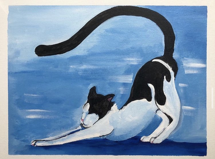 Delphi Stretch, Acrylic, 2020