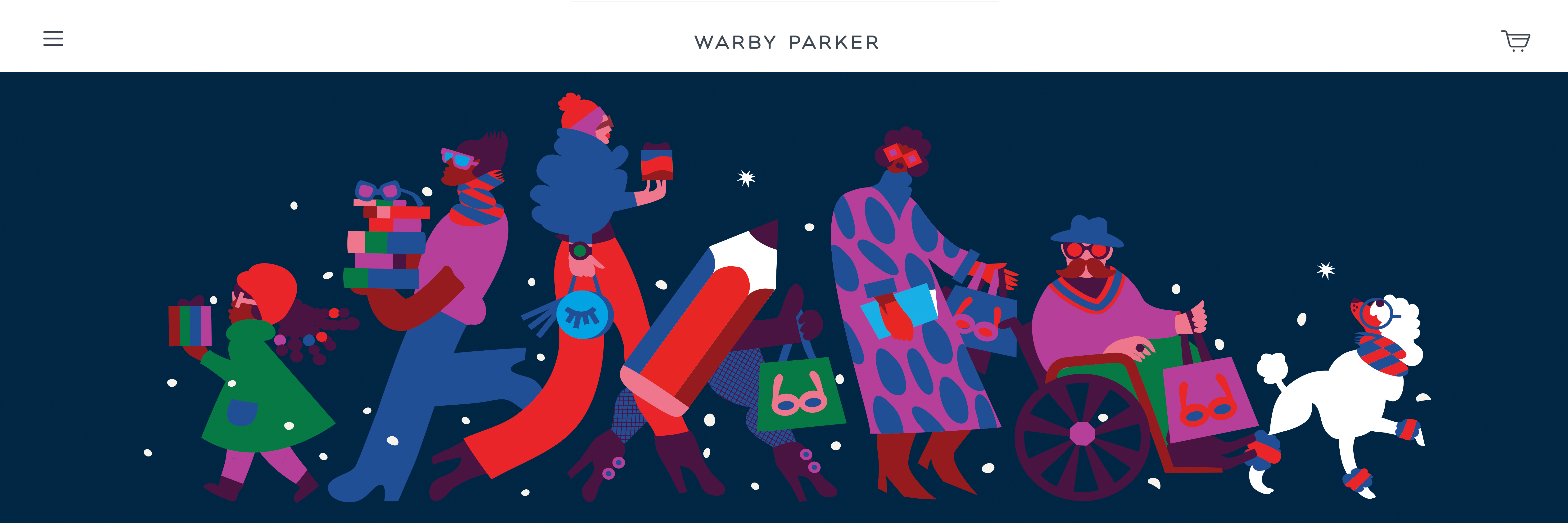 holiday campaign : warby parker