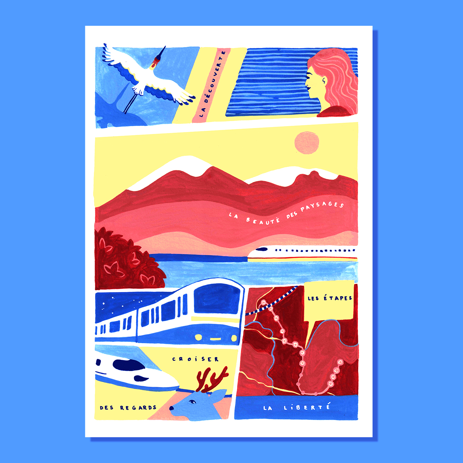 Illustrations à la gouache