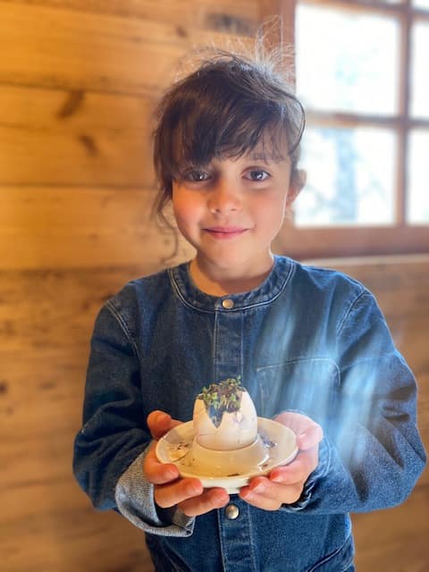 G is for Growing Cress. Charlie.