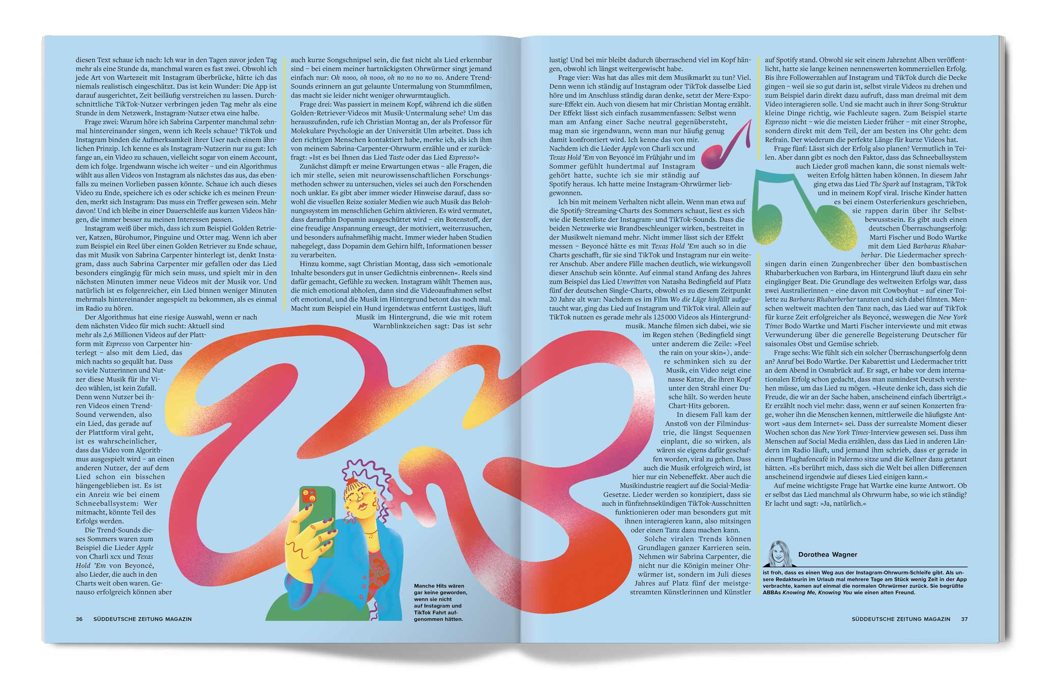 Suddeutsche Zeitung - "Songs that get stuck in your head"