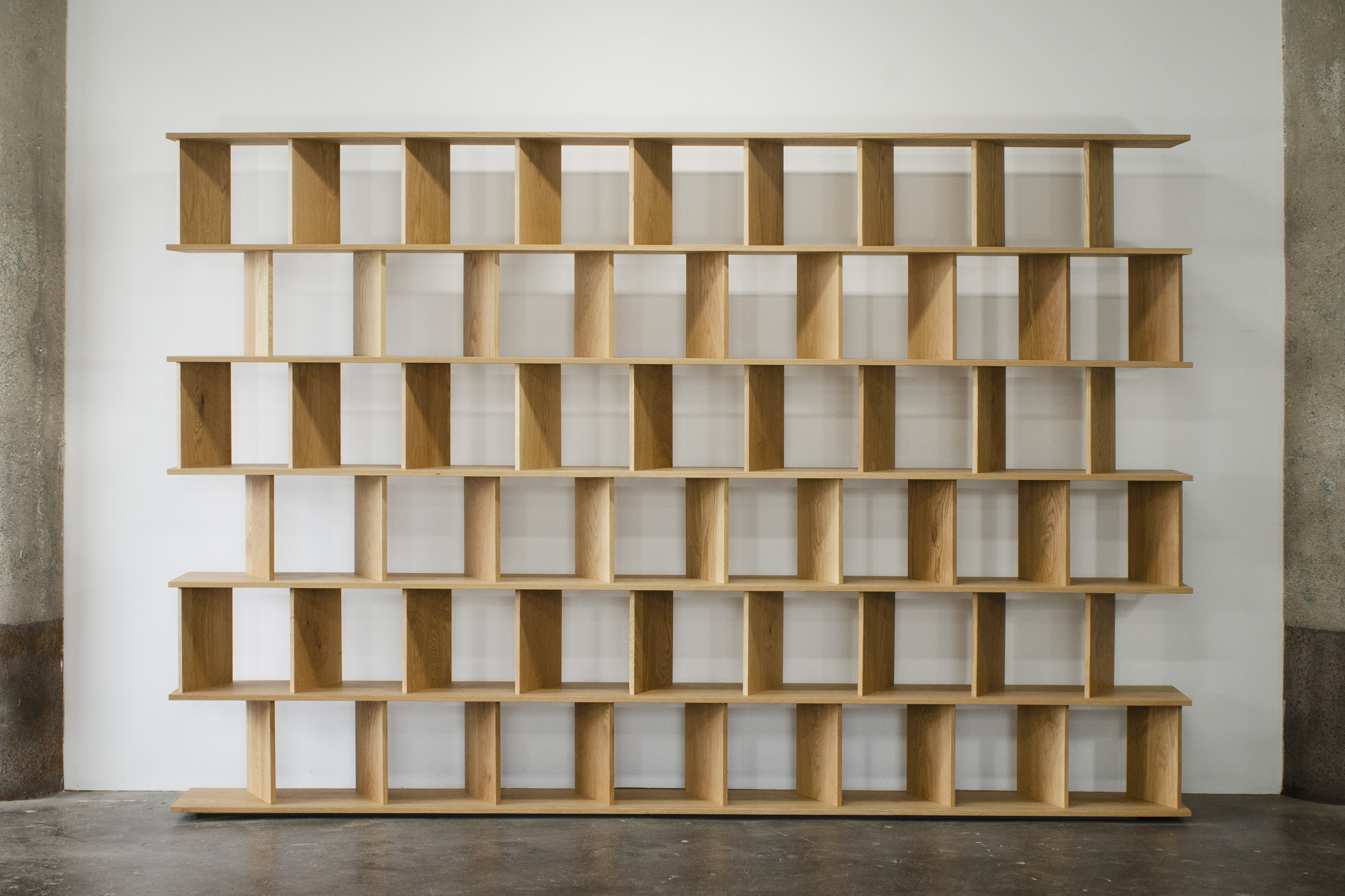 Custom 30/30 in white oak - 90"H by 135"W