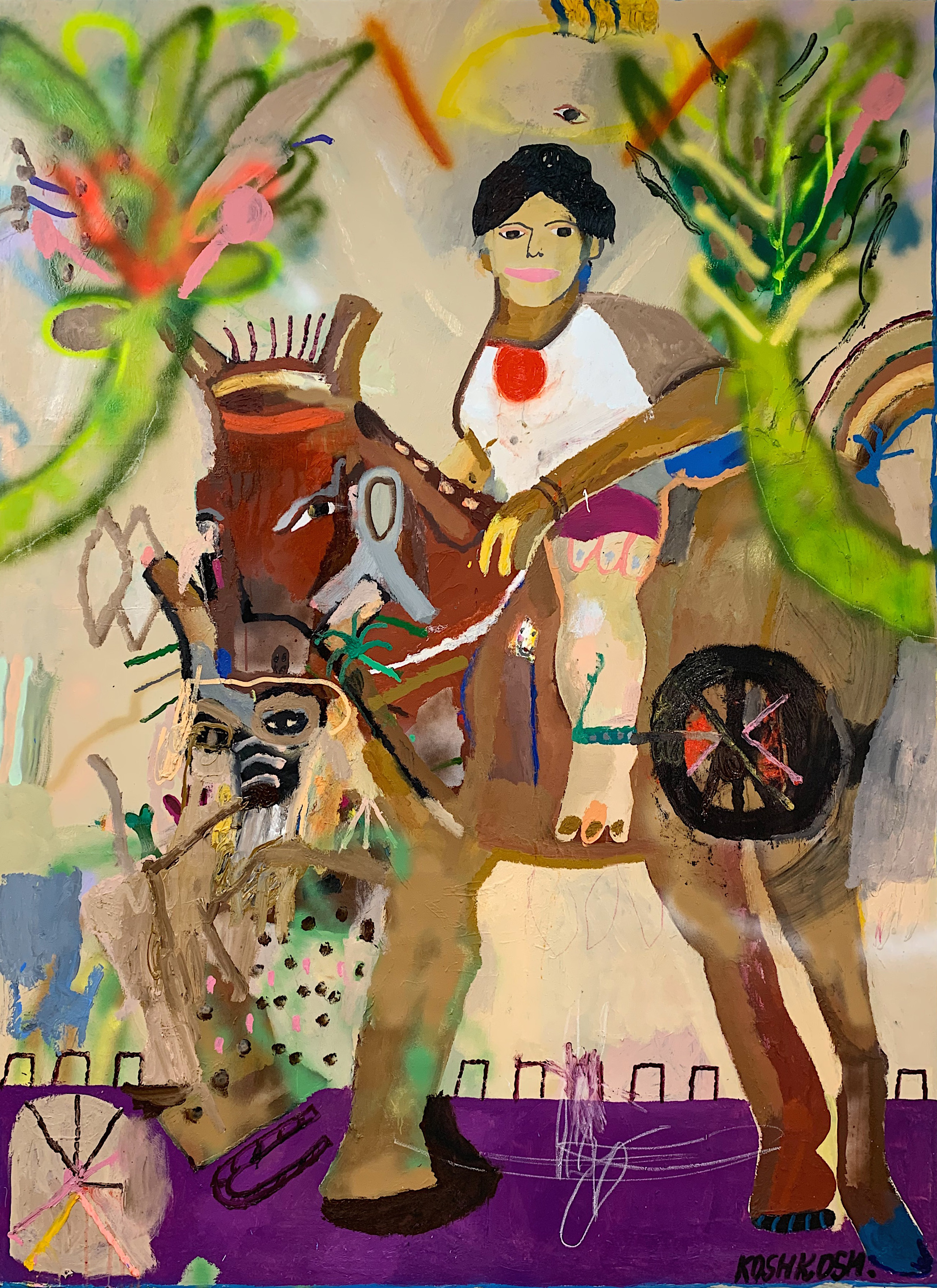 Jerusalem (Baby enters Jerusalem on a donkey), 2020