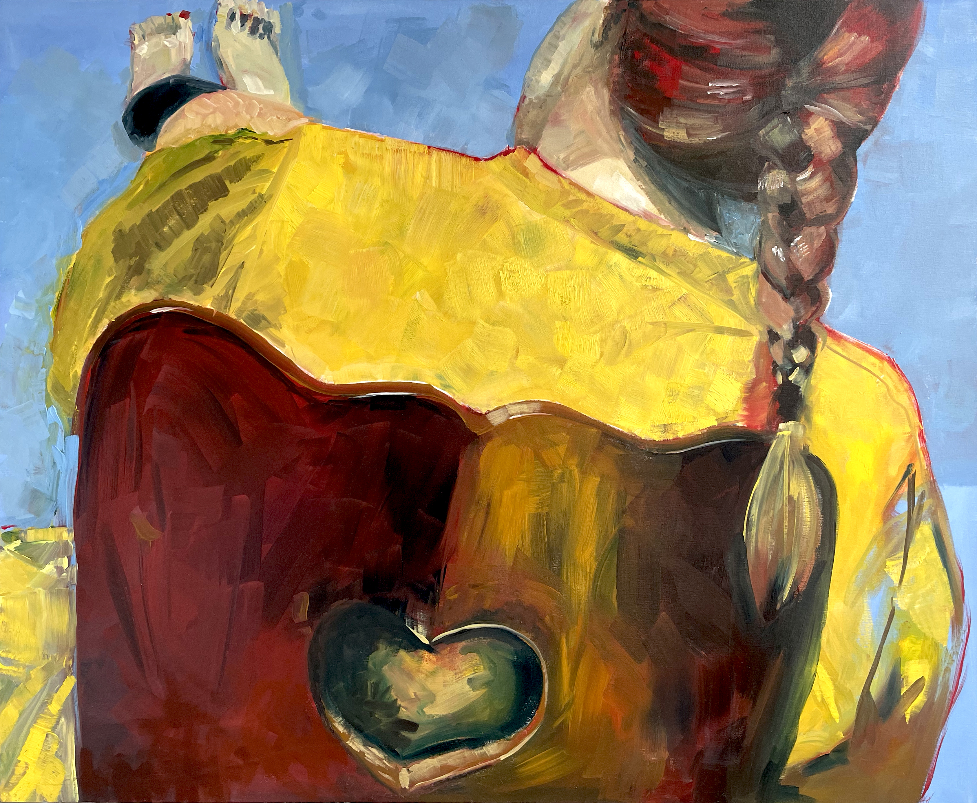 Seja doce - 100 cm x 120 cm - óleo sobre painel