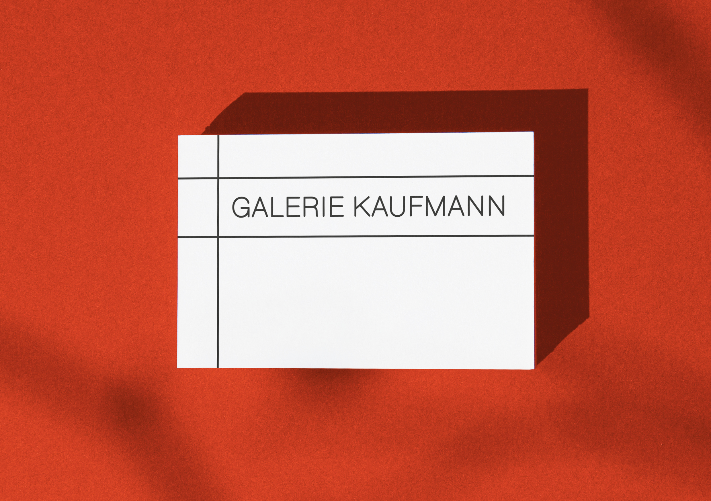 GALERIE KAUFMANN CORPORATE DESIGN