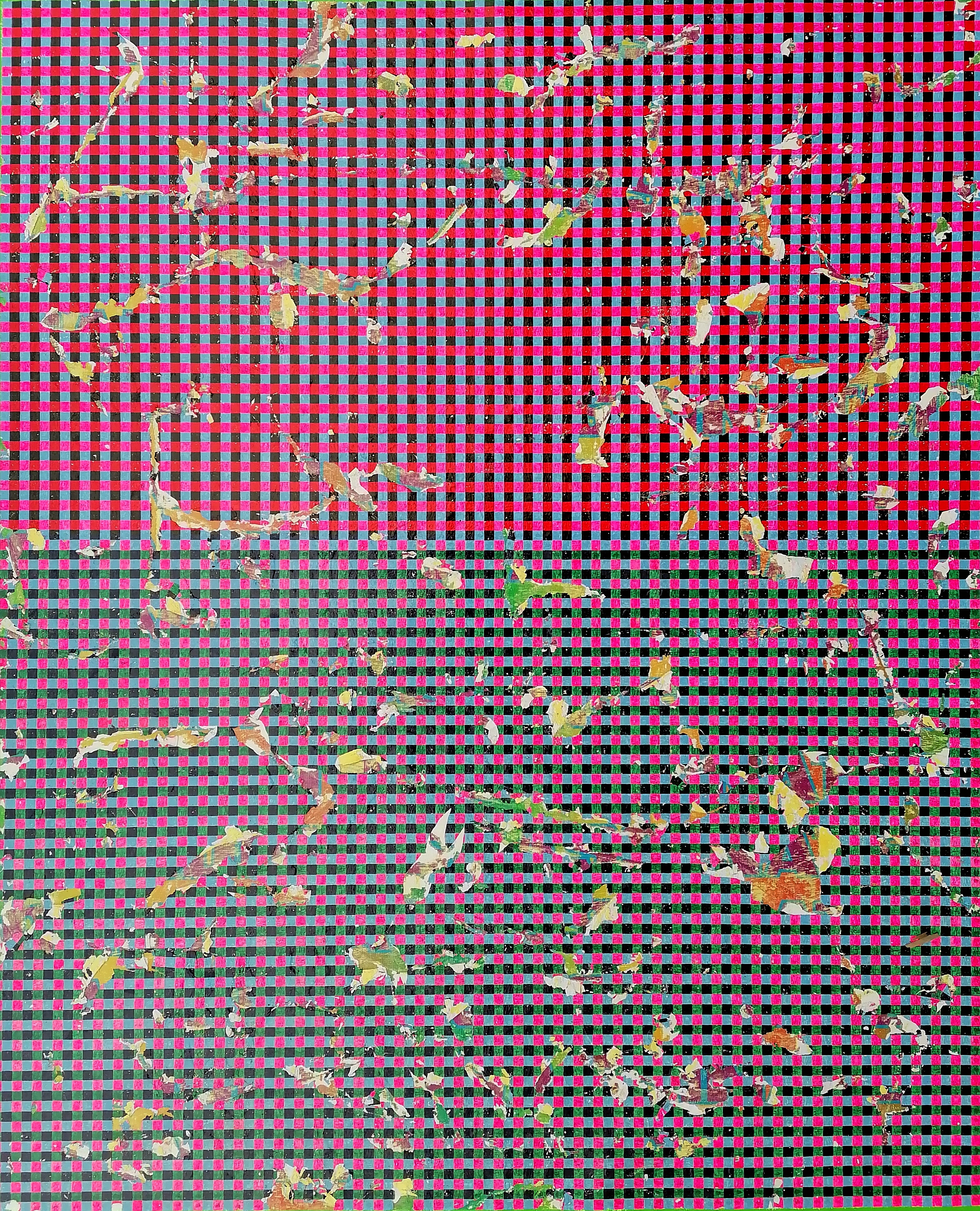 Ghost Painting (Cracked Category): January 30, 1948, 2022 Elastomeric paint and tinting medium on woven PVC fiber 182.9 × 152.4 cm — Price on request