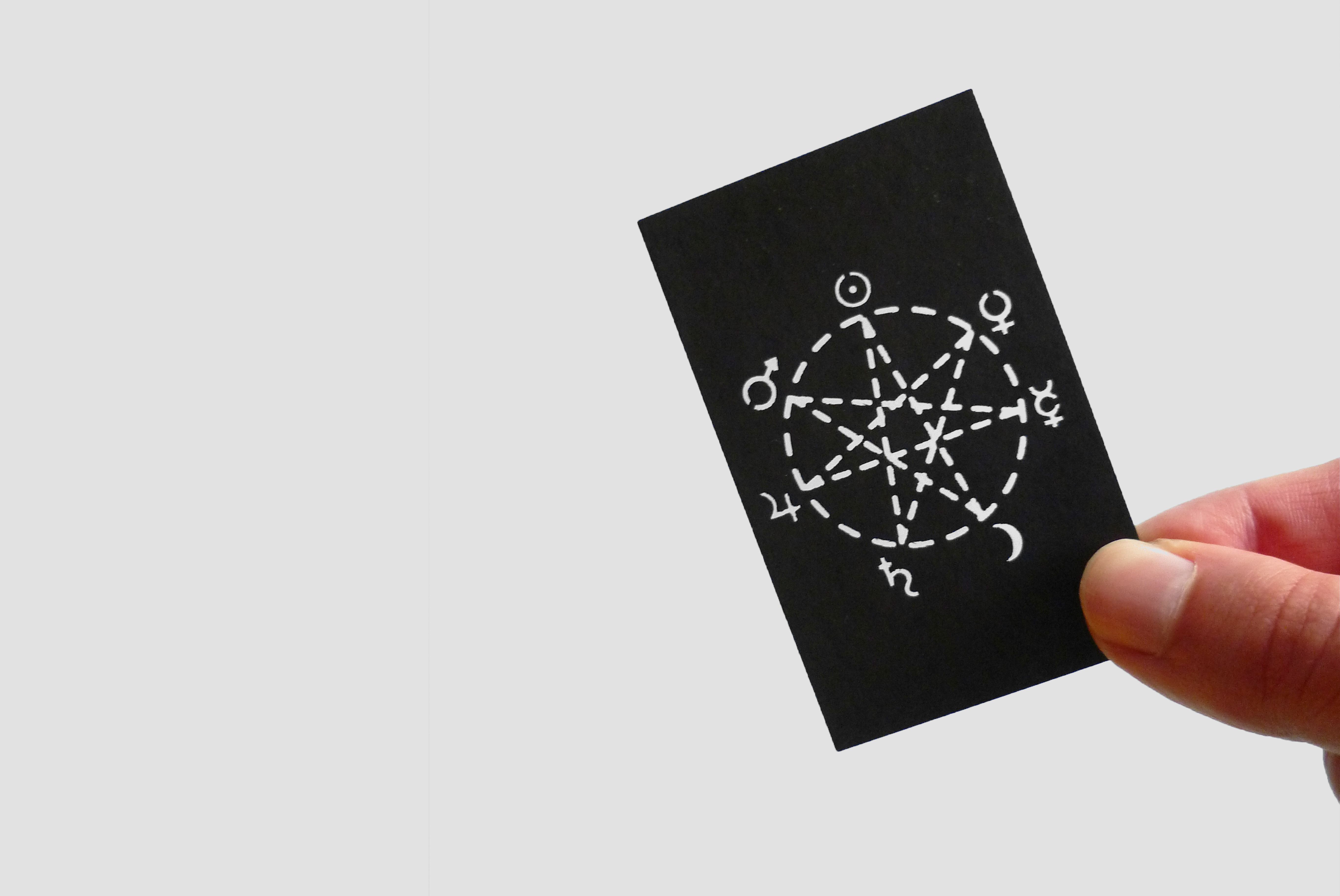 Card / Zodiac with Stellar Connection