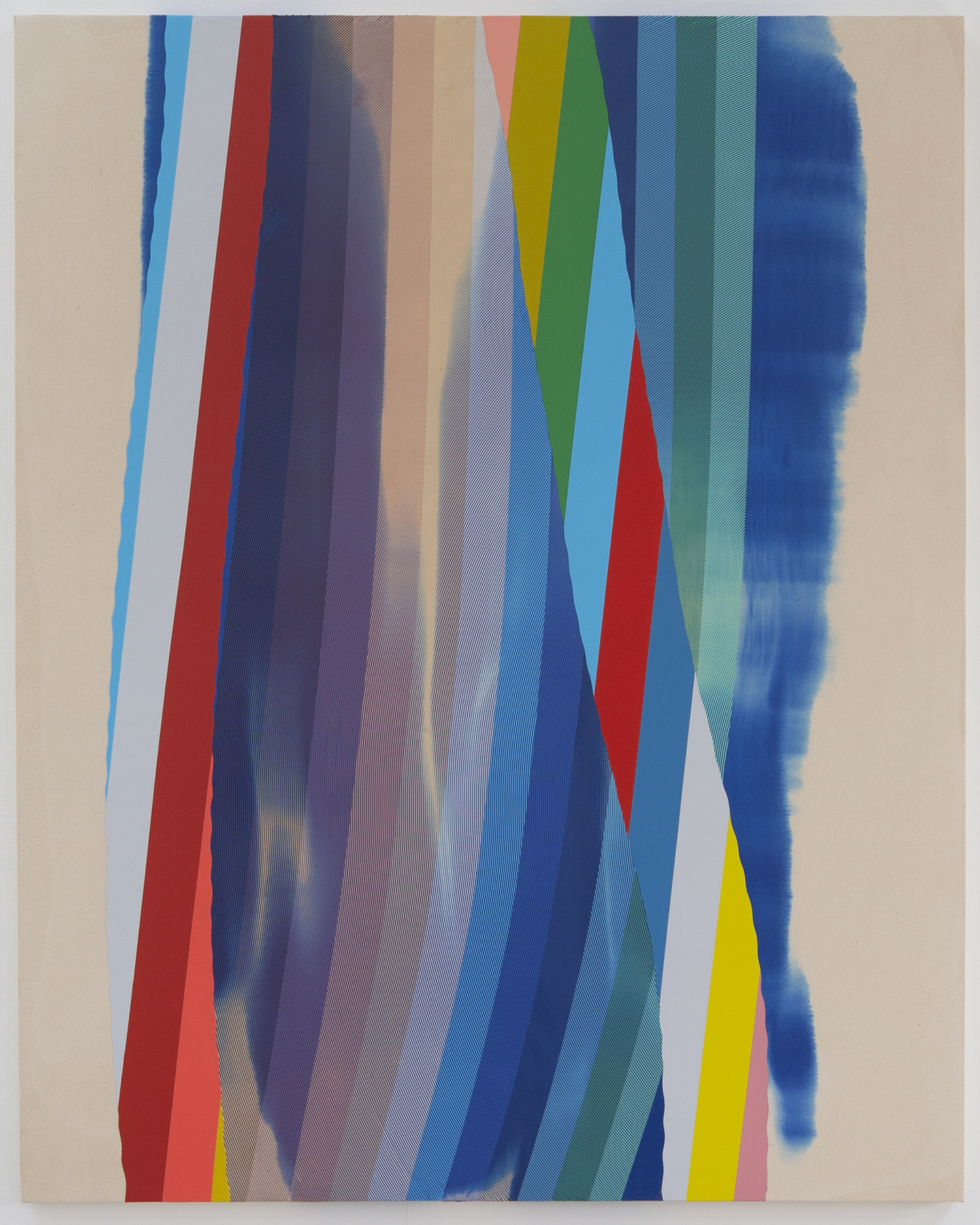 Alice Gallery 2021 Lossy 2021 Acrylic on raw canvas 140 x 175cm