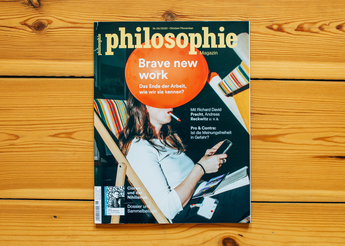 Philosophie Magazine / "Brave new work" cover story / 09/2020