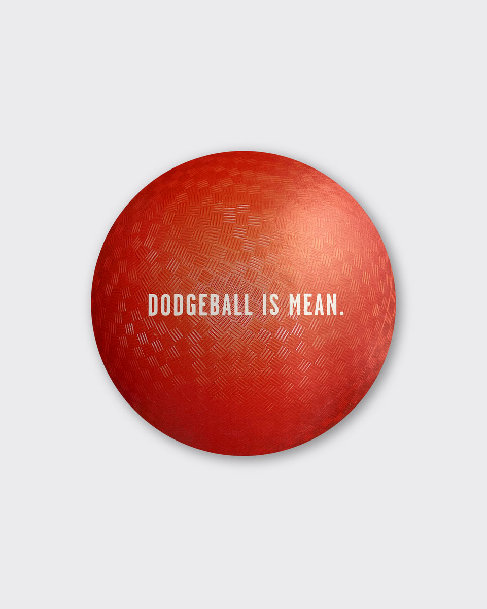 Inside: Don’t let anyone mean talk you into a game of mean dodgeball on your birthday.