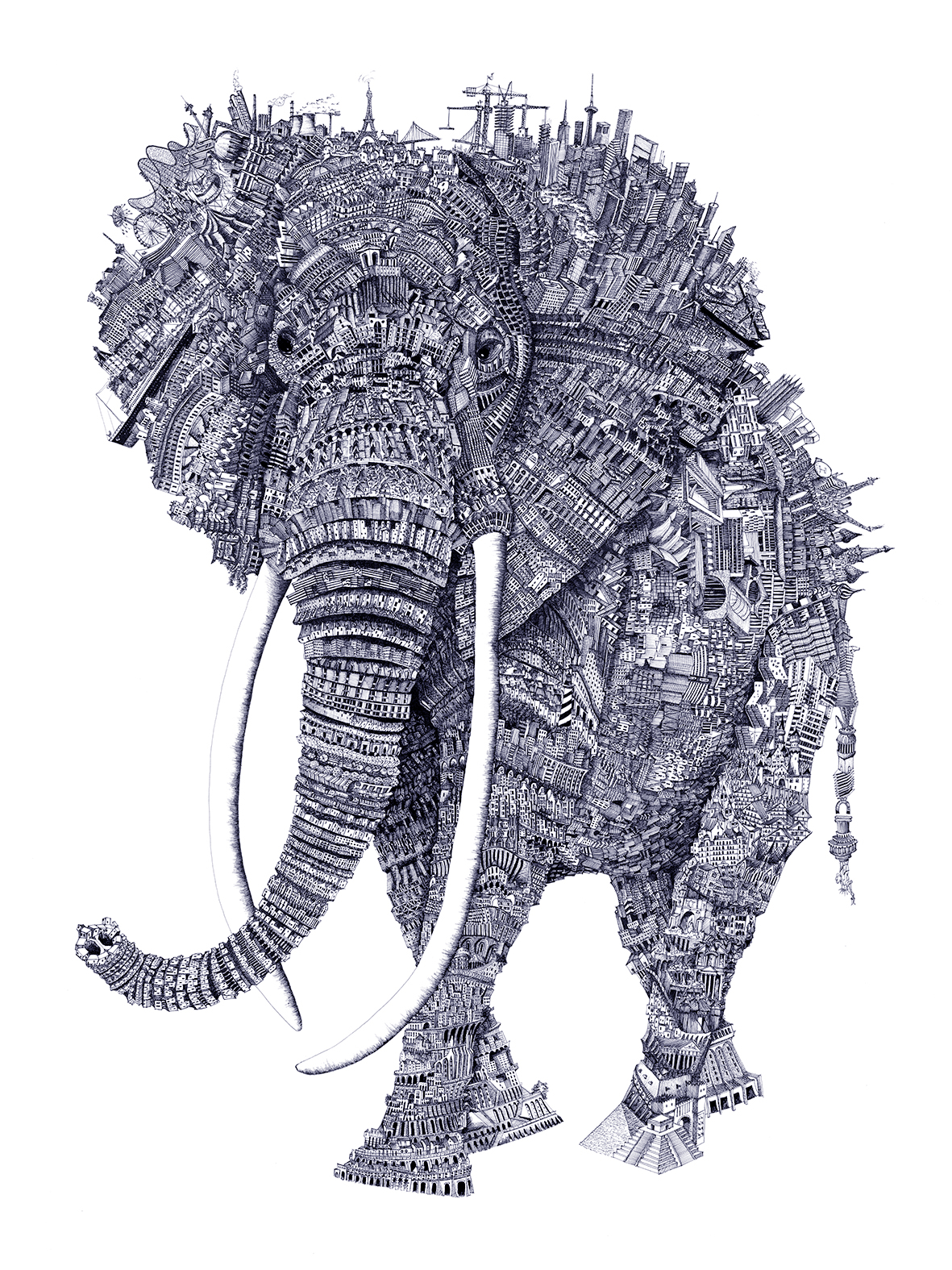 Babelephant bleu