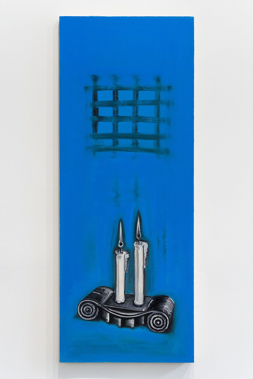 No Despair, 2022, oil on canvas, 40 x 15 1/2 in. (101.6 x 39.4 cm.)
